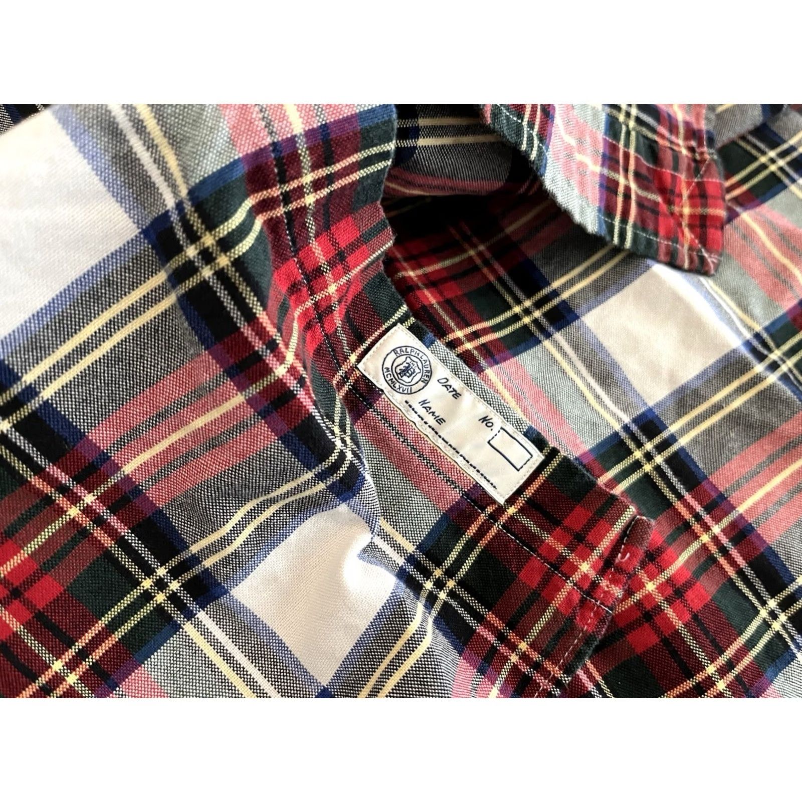 Polo Ralph Lauren Polo Ralph Lauren Plaid Long Sleeve Button Down Pony Shirt Red Green Mens 4XLT Size US XXL / EU 58 / 5 - 5 Thumbnail