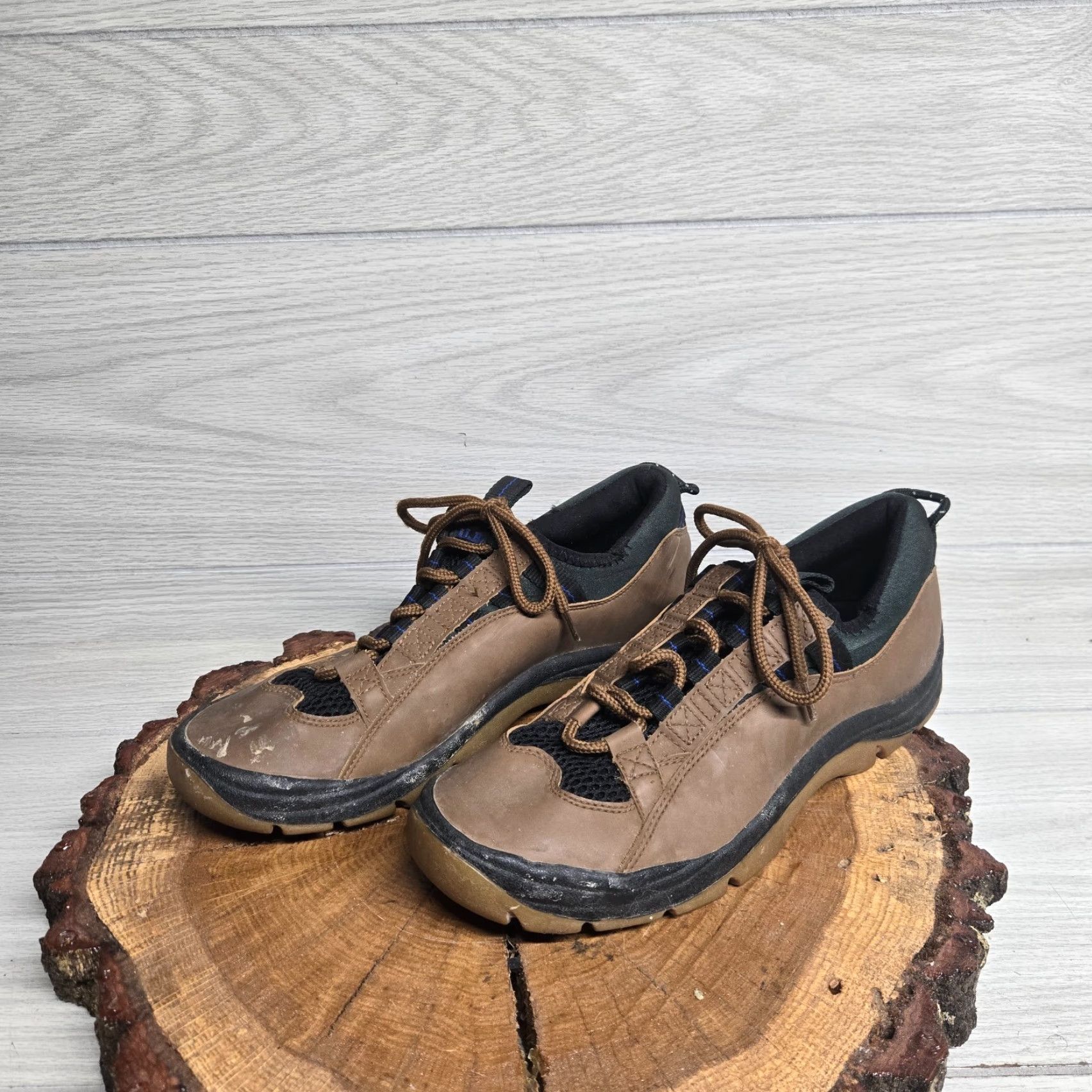 Vintage L.L. Bean Beansport Sneakers Low Top Suede Shoes Women's Size 10 Brown Casual Athletic Size L / US 10 / IT 46 - 2 Thumbnail