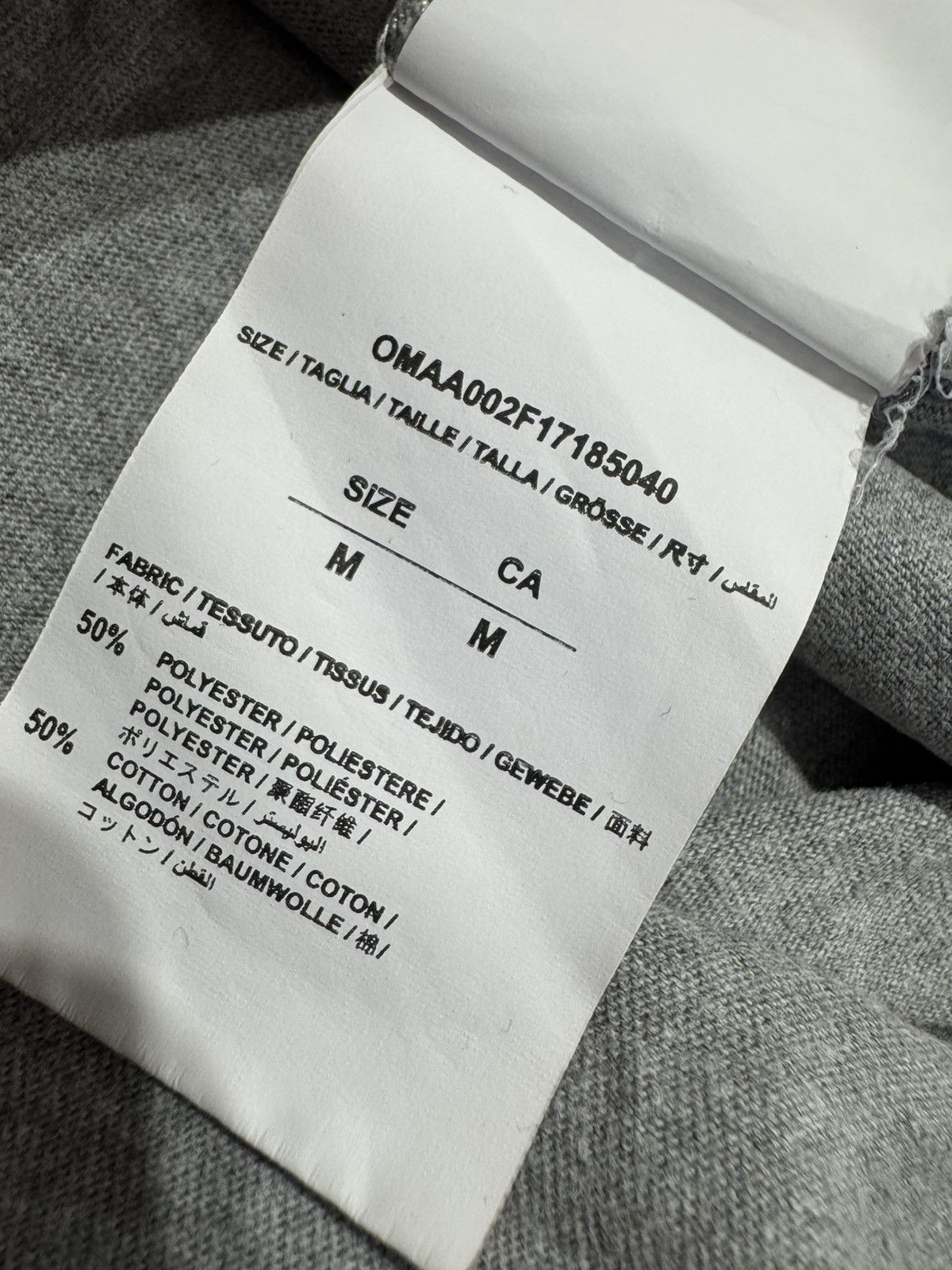 Off-White × Virgil Abloh Off-White Nebraska Virgil Abloh Main Label Nebraska Tshirt M Size US M / EU 48-50 / 2 - 7 Thumbnail