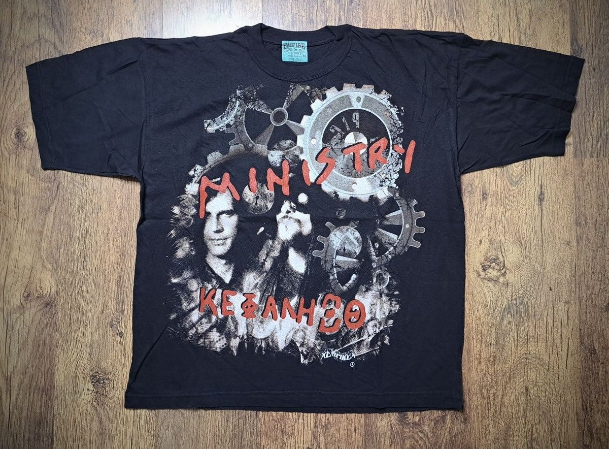 Band Tees MINISTRY x Vintage T-Shirt Size US XL / EU 56 / 4 - 1 Thumbnail