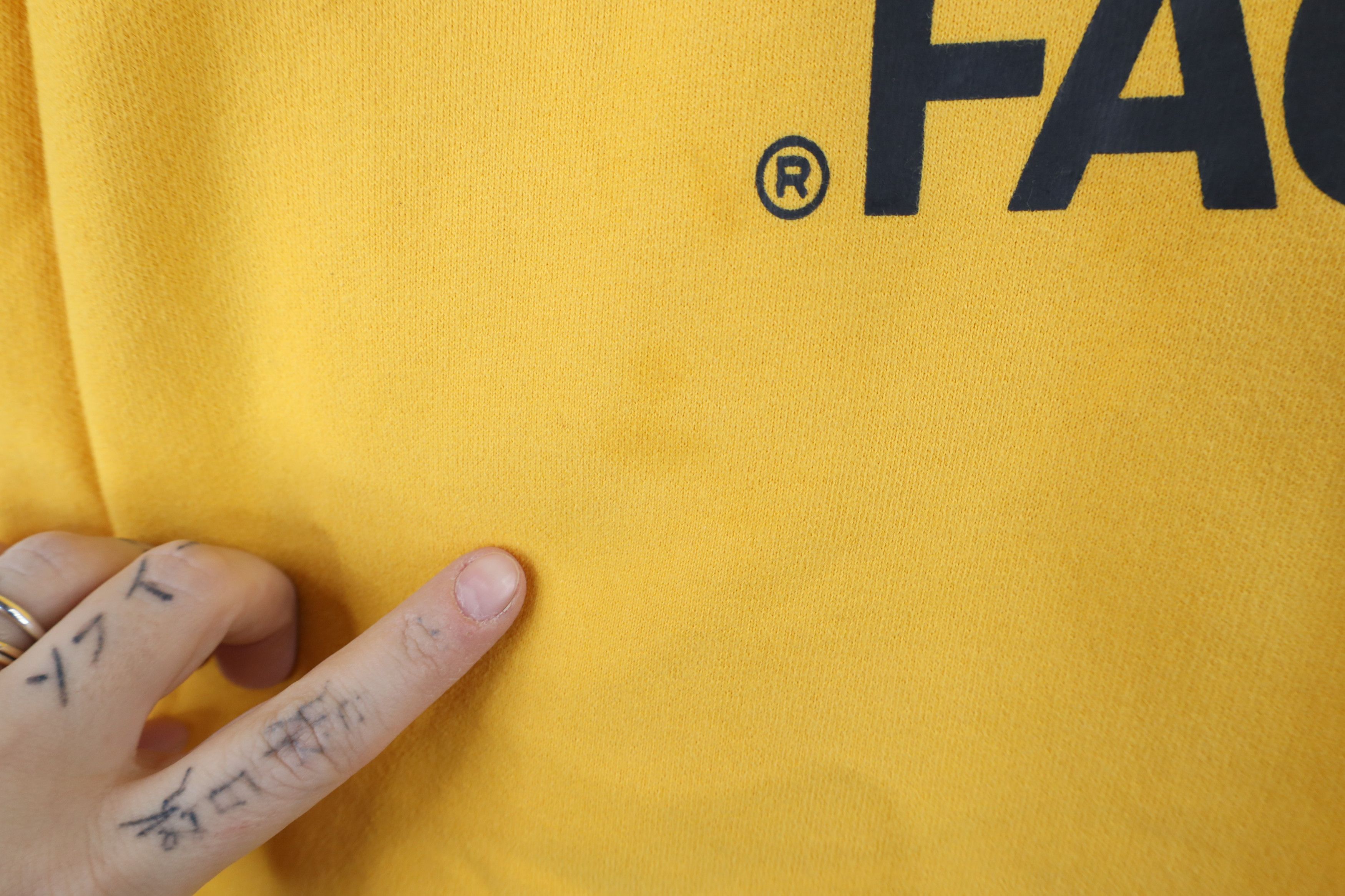The North Face × Vintage Vintage The North Face Spell Out Big Logo Hoodie Sweatshirt Size US XL / EU 56 / 4 - 5 Thumbnail