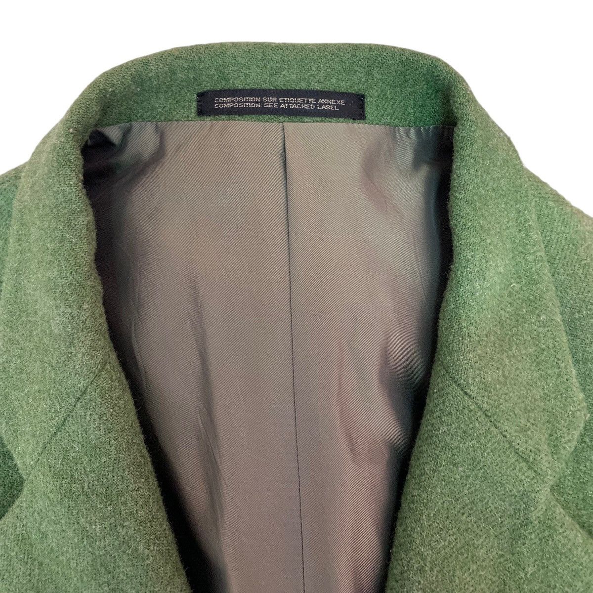 Yohji Yamamoto 80s YOHJI YAMAMOTO POUR HOMME SAMPLE LABEL COAT Size US S / EU 44-46 / 1 - 6 Thumbnail