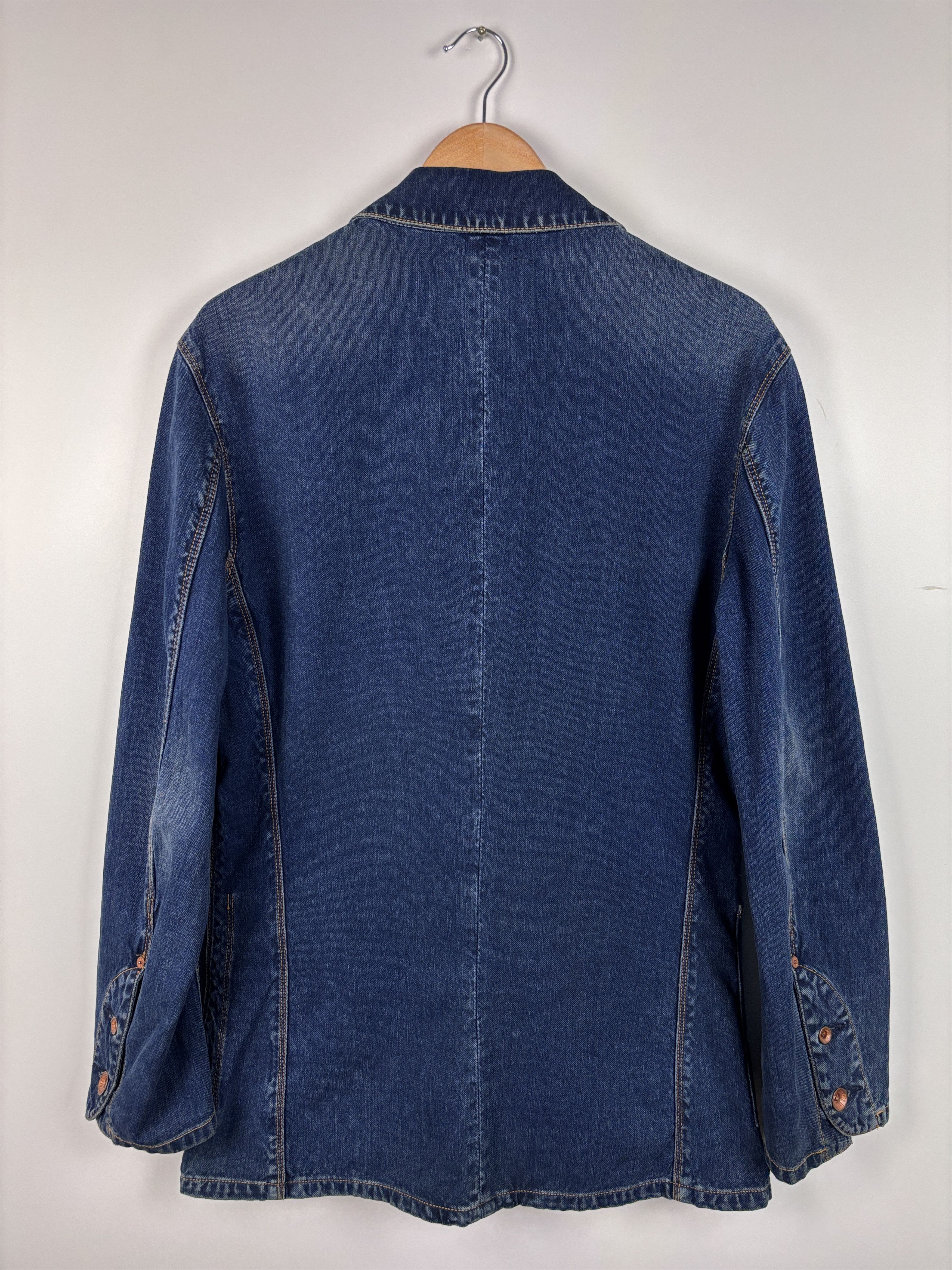 Paul Smith Mens Paul Smith Red Ear Denim Blazer Jacket Blue Size M Size US M / EU 48-50 / 2 - 5 Thumbnail