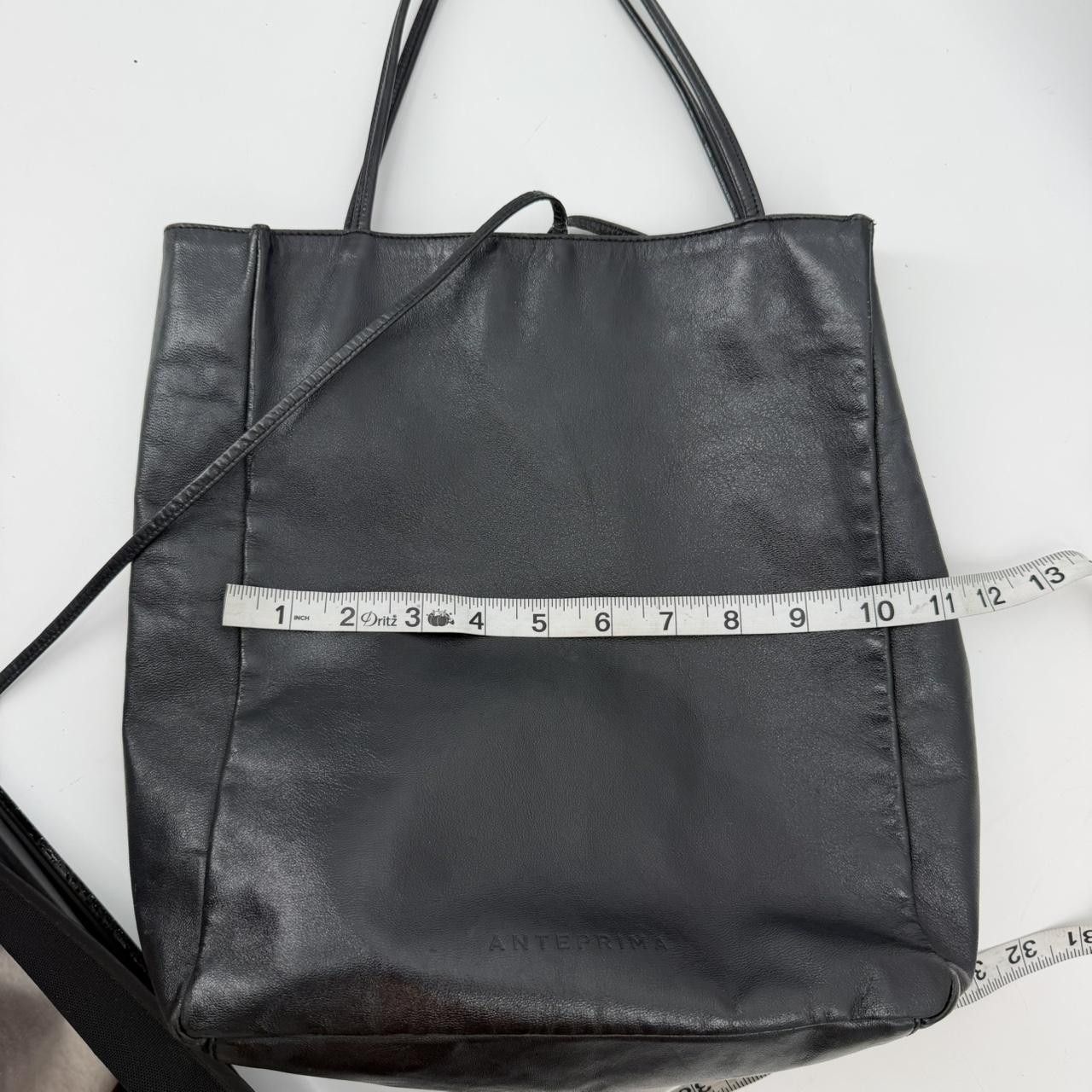 The Unbranded Brand Anteprima Milano Black Leather Tote 8031 Size ONE SIZE - 6 Thumbnail