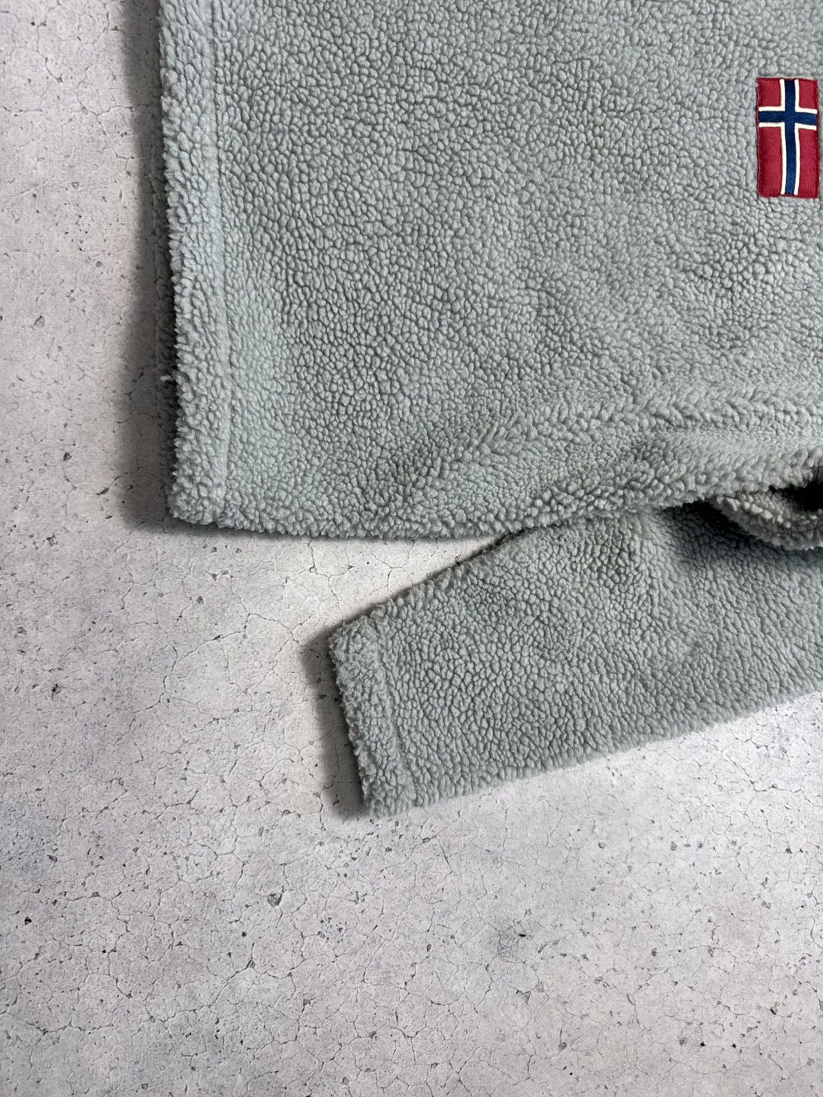 Napapijri Napapijri Vintage Fleece Sherpa Sweatshirt Half 1/4 Zip Y2K Size US M / EU 48-50 / 2 - 4 Thumbnail