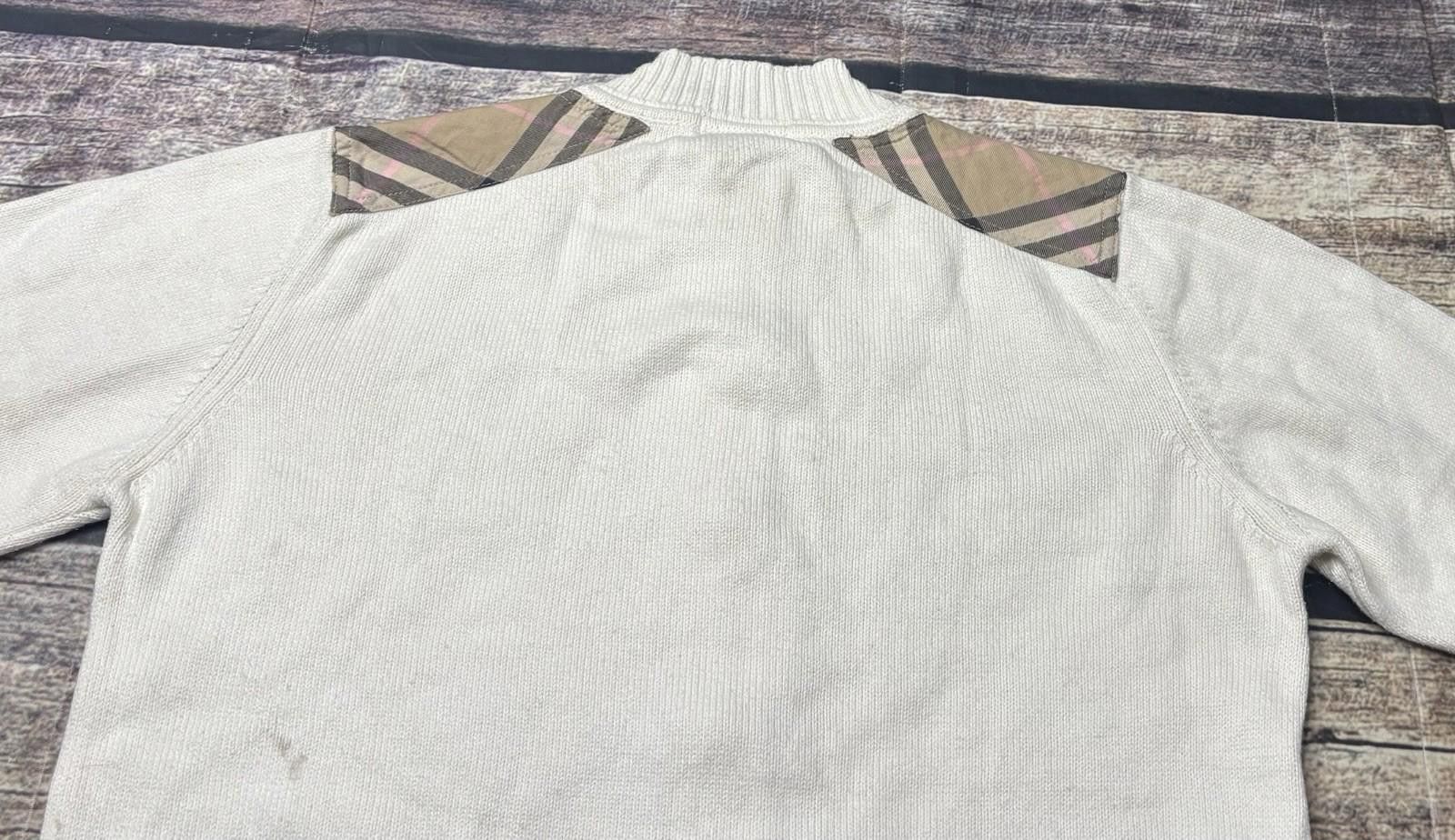 Burberry Burberry Sweater Girls 16Y Womens Small Nova Check Cotton Size S / US 4 / IT 40 - 12 Thumbnail