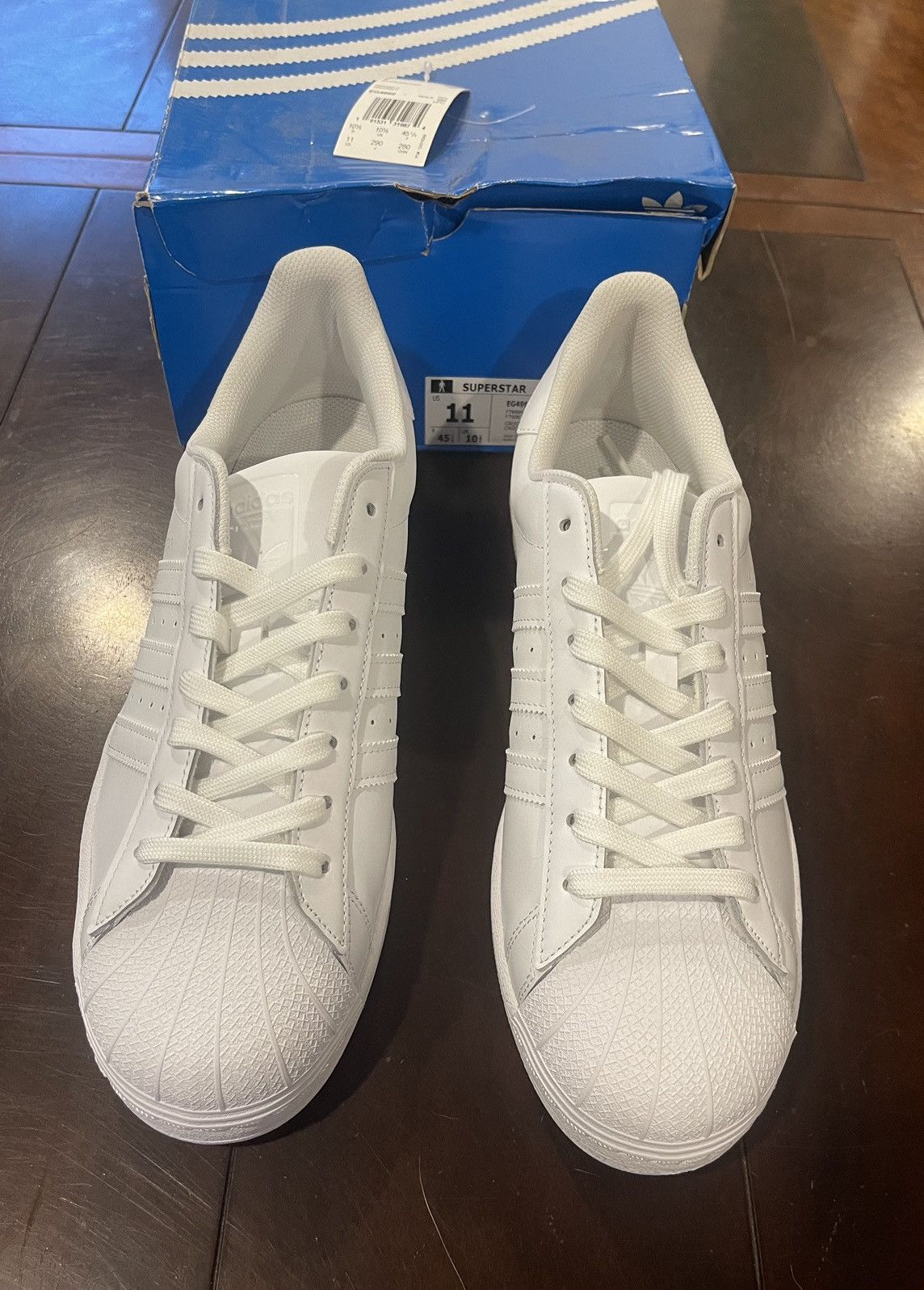 Adidas Adidas shell toes superstar Size US 11 / EU 44 - 1 Thumbnail