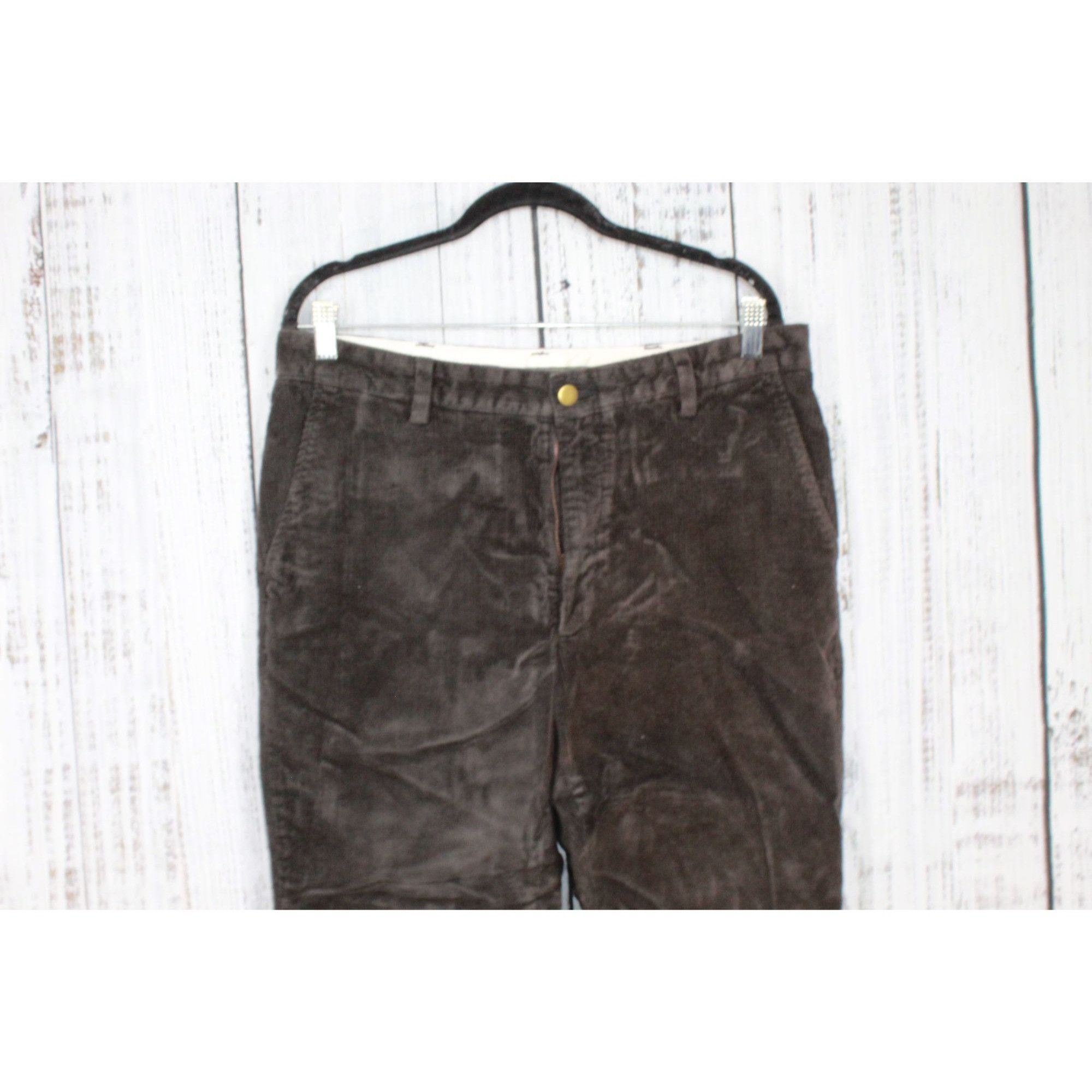 L.L. Bean LL Bean Charcoal Stretch Corduroy Pants Size US 34 / EU 50 - 2 Thumbnail