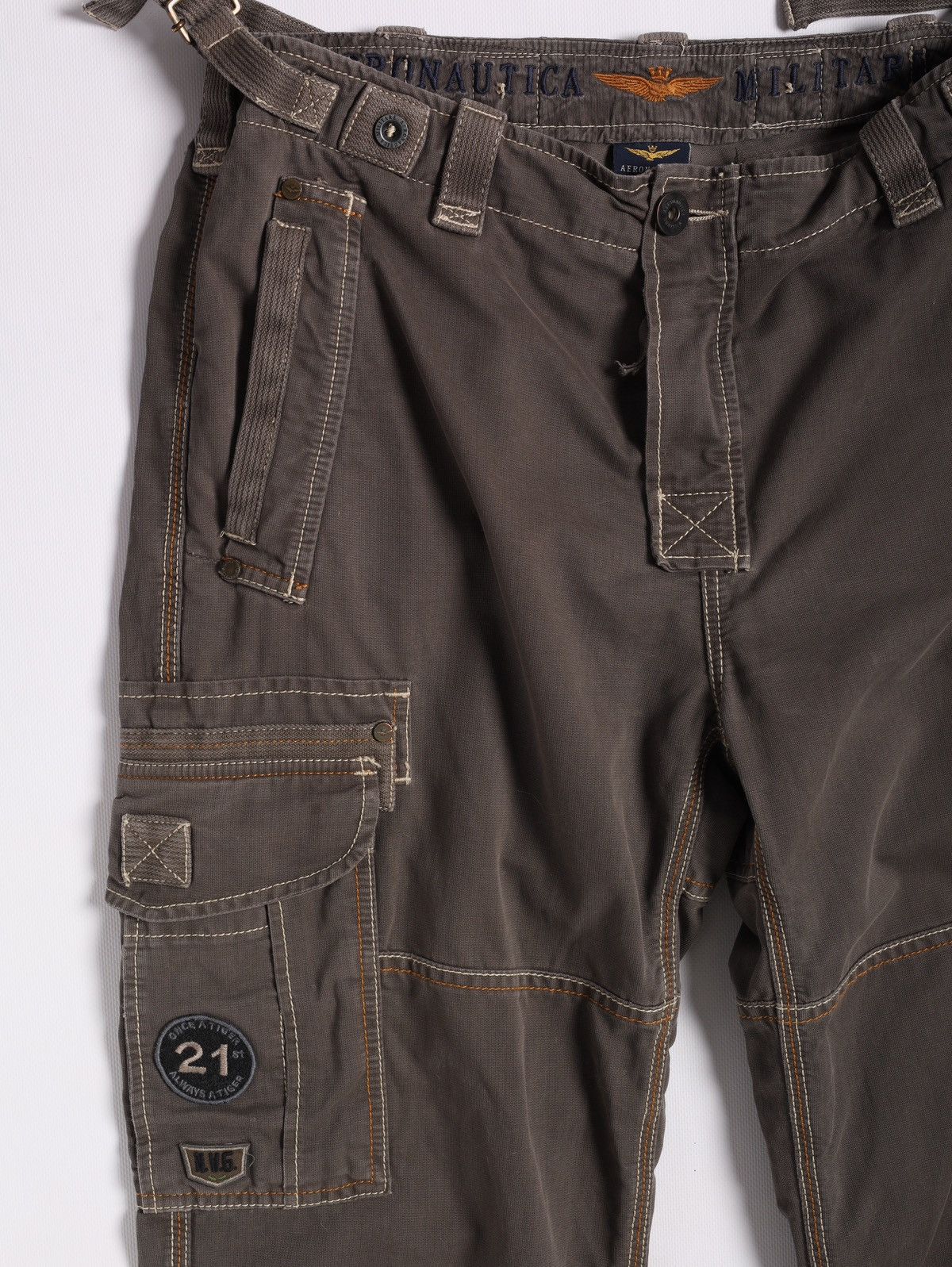 Aeronautica Militare Aeronautica Militare Cargo Bondage Pants Trousers Brown Size US 36 / EU 52 - 5 Thumbnail