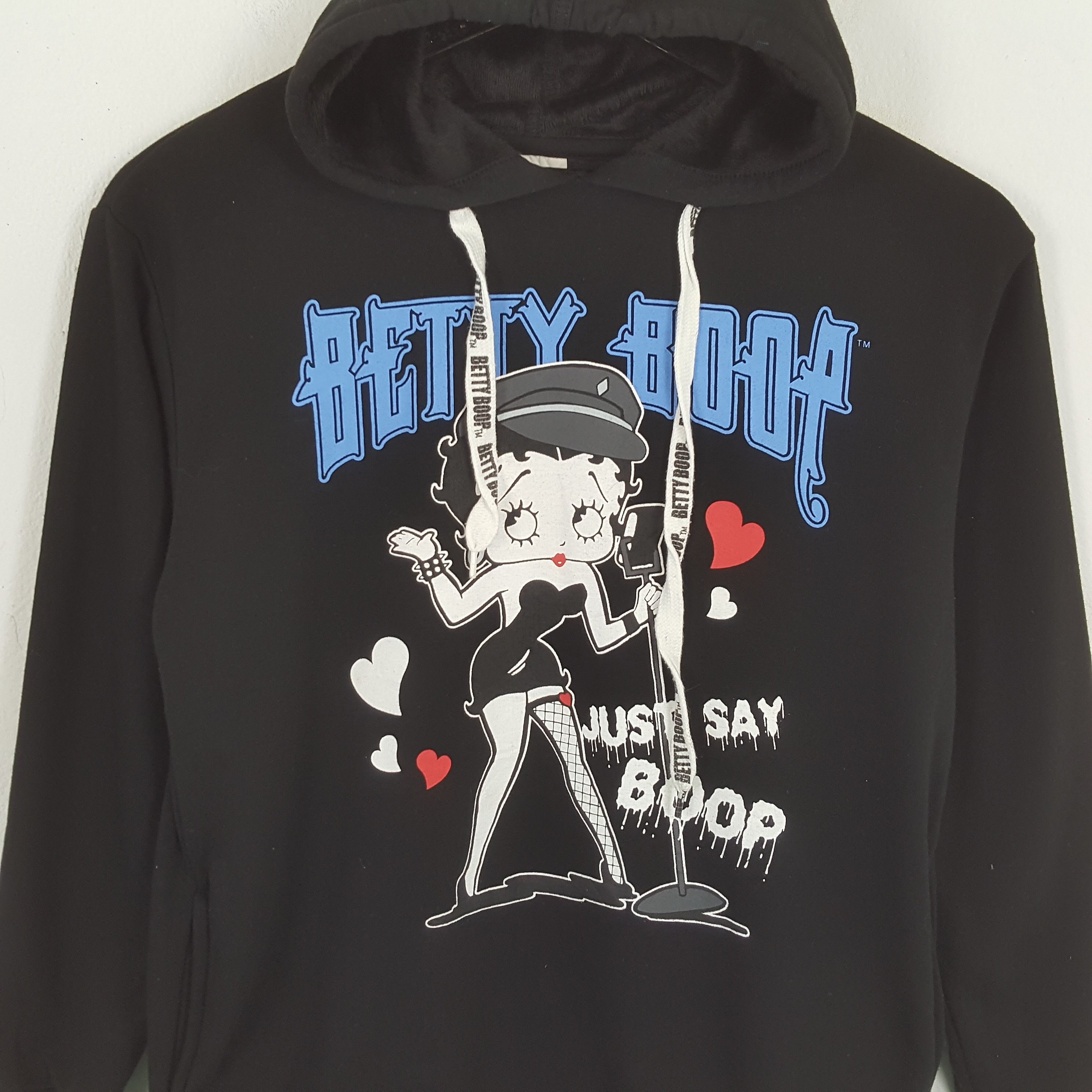 Vintage DENIFITS x BETTY BOOP Streetwear Style Hoodies Size US M / EU 48-50 / 2 - 2 Thumbnail