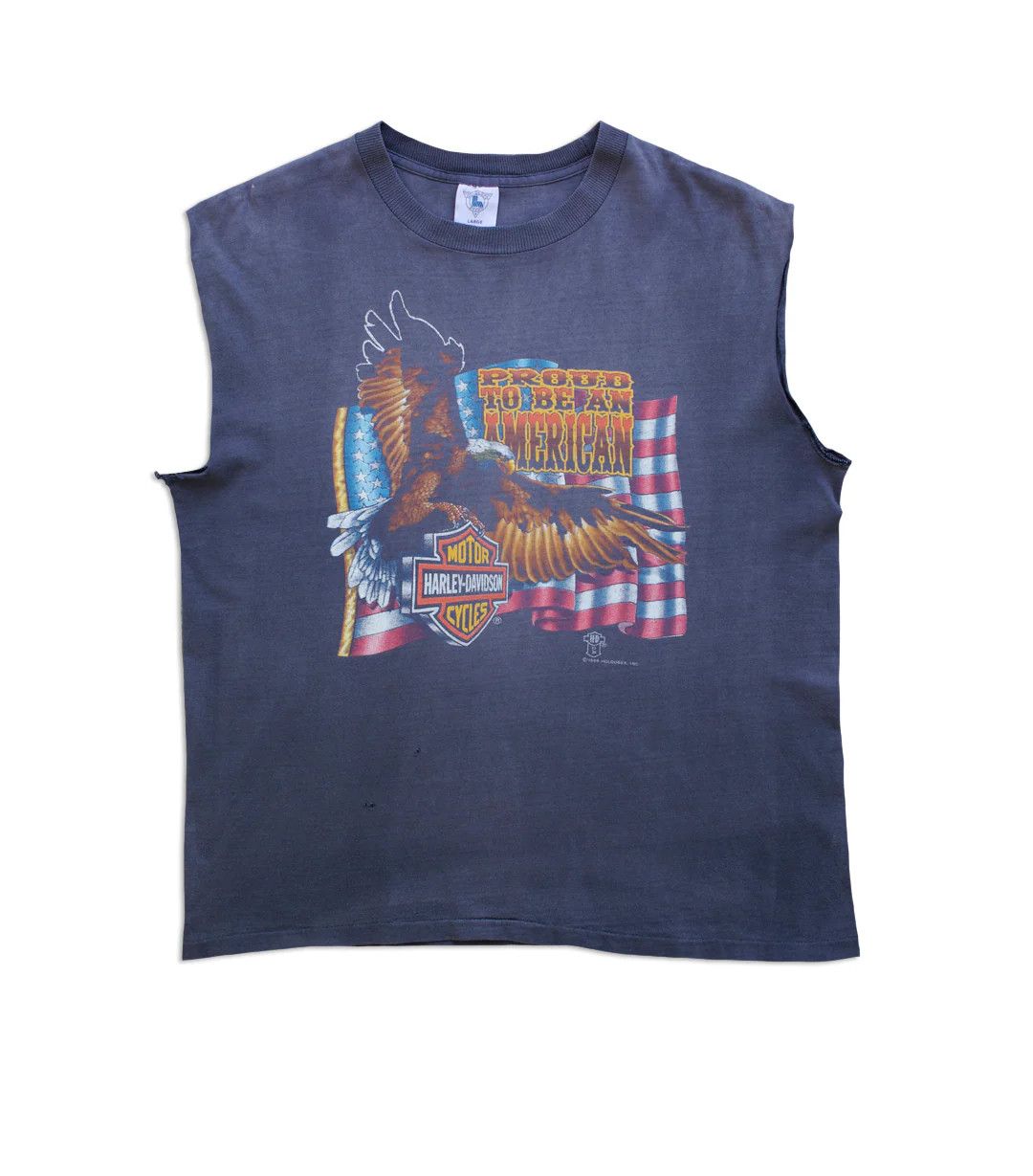 1988 Vintage Harley Davidson - Proud Sleeveless T-Shirt