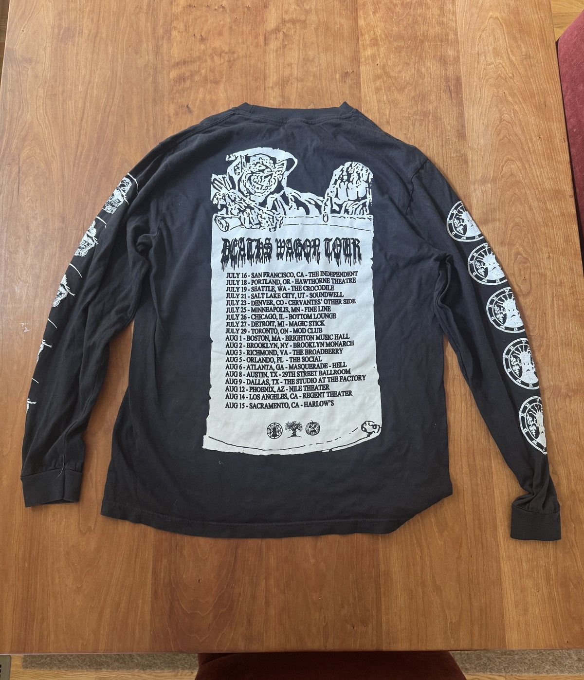 Haunted Mound Haunted Mound Death Wagon Tour longsleeve Size US L / EU 52-54 / 3 - 3 Thumbnail