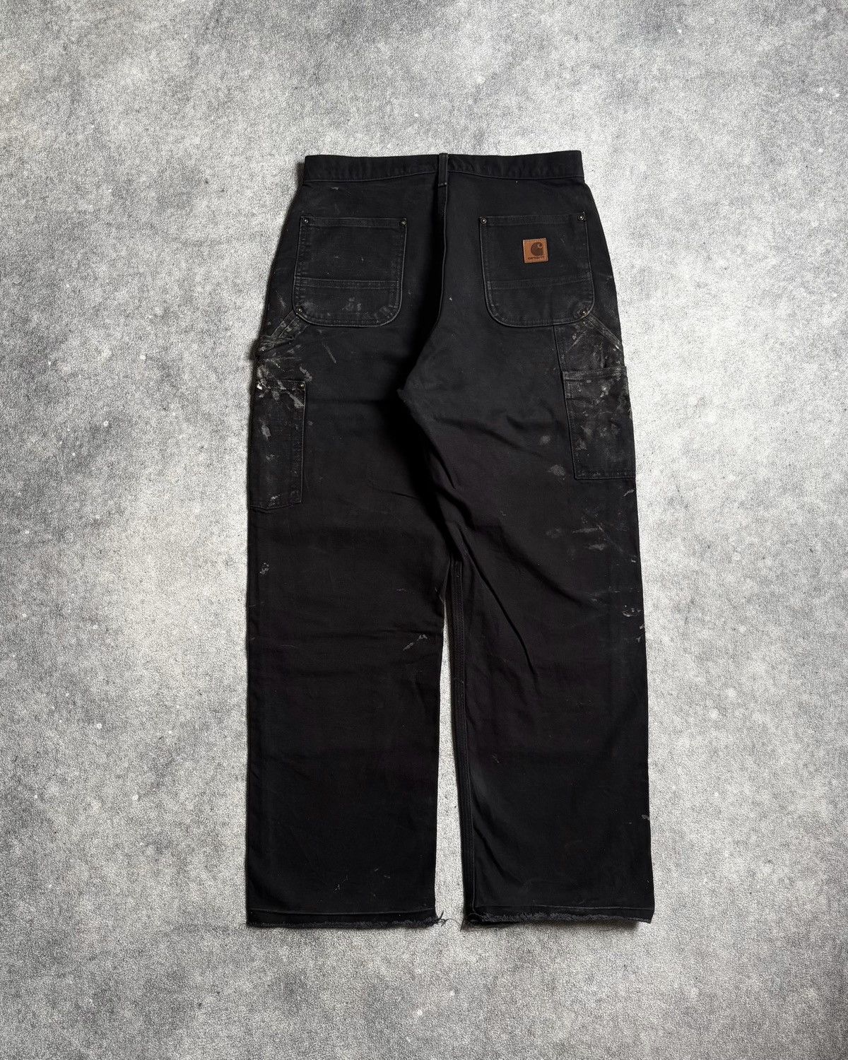 Carhartt Faded Black Painters Carhartt Double Knee Pants Size US 31 - 6 Thumbnail