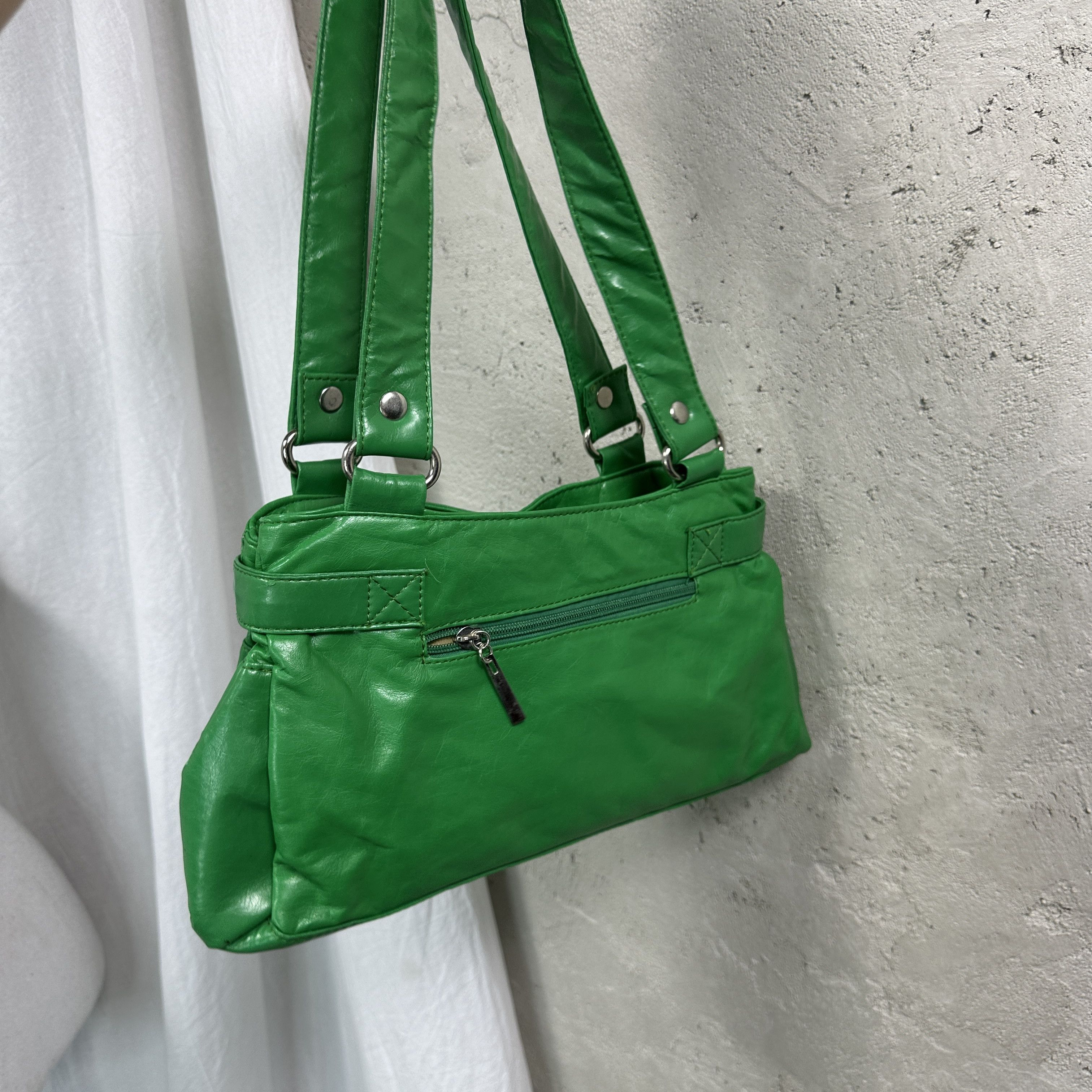 Vintage Vintage Avant Garde Grunge Green Bag Y2K Size ONE SIZE - 5 Thumbnail