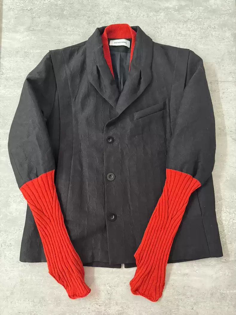 image of Kiko Kostadinov Dorset Cuff Blazer in Trunk Brown/Red, Men's (Size Medium)