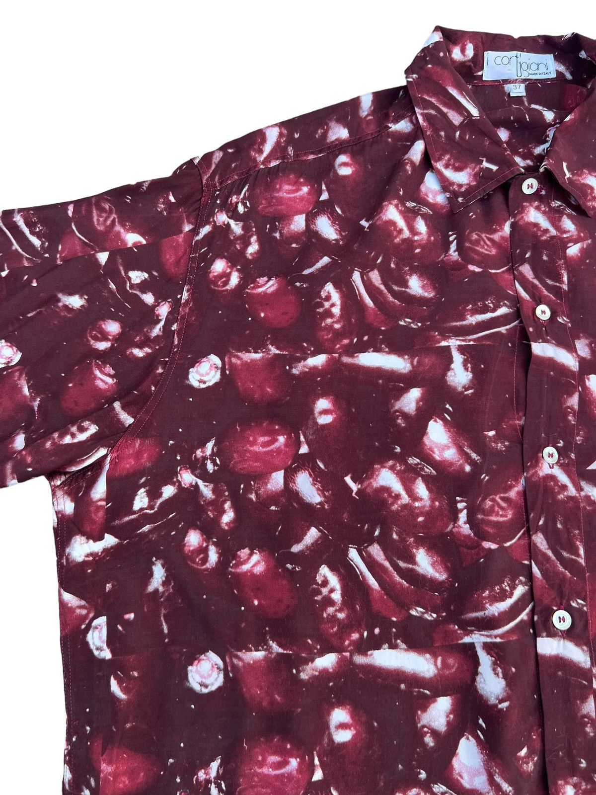 Cortigiani Cortigiani Made in Italy Egypt Rayon Oversized Art Shirt Size US XL / EU 56 / 4 - 14 Thumbnail