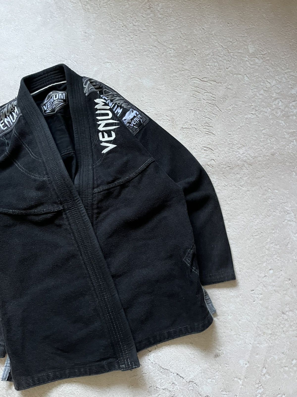 Other Venum "Elite" Brazilian Jiu-Jitsu (BJJ) Gi – Black/Silver Size US M / EU 48-50 / 2 - 2 Thumbnail