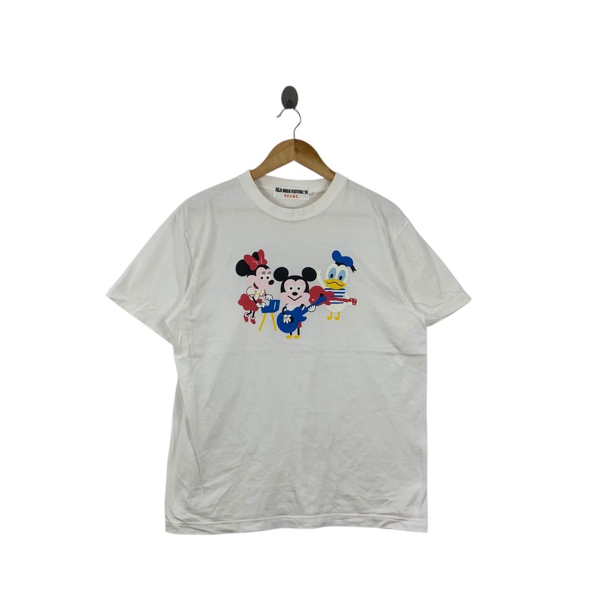 Beams Plus BEAMS PLUS x MICKEY MOUSE Fuji Rock Festival Tee Shirt Top Size M / US 6-8 / IT 42-44 - 1 Thumbnail
