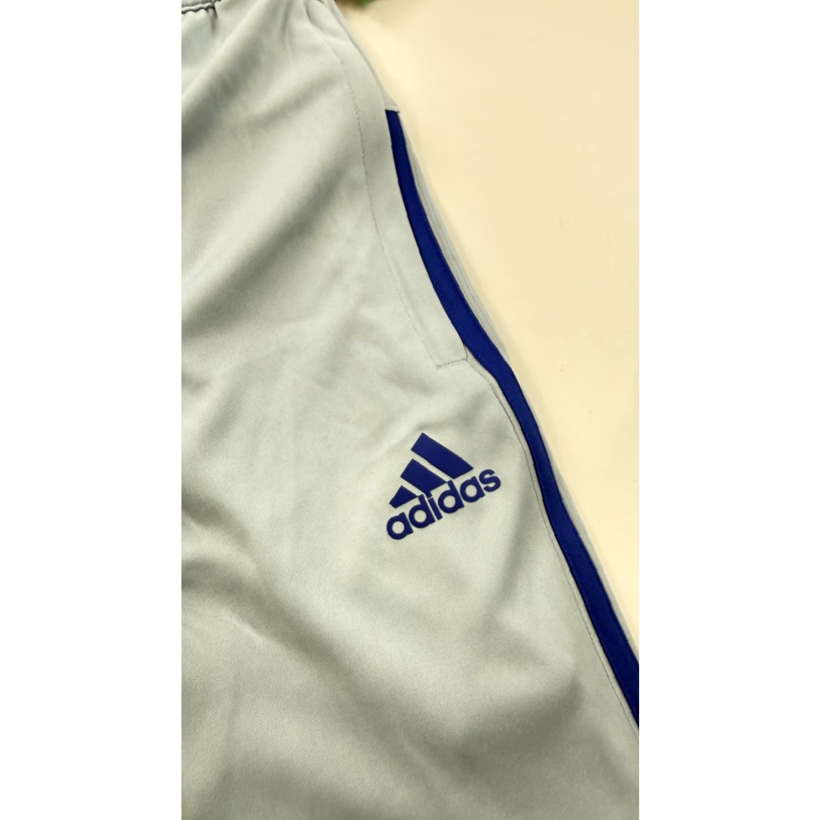 Adidas Adidas Shorts Mens XL Light Blue M Stripe Short 3-Stripes Athletic Gym Training Size US 36 / EU 52 - 4 Thumbnail