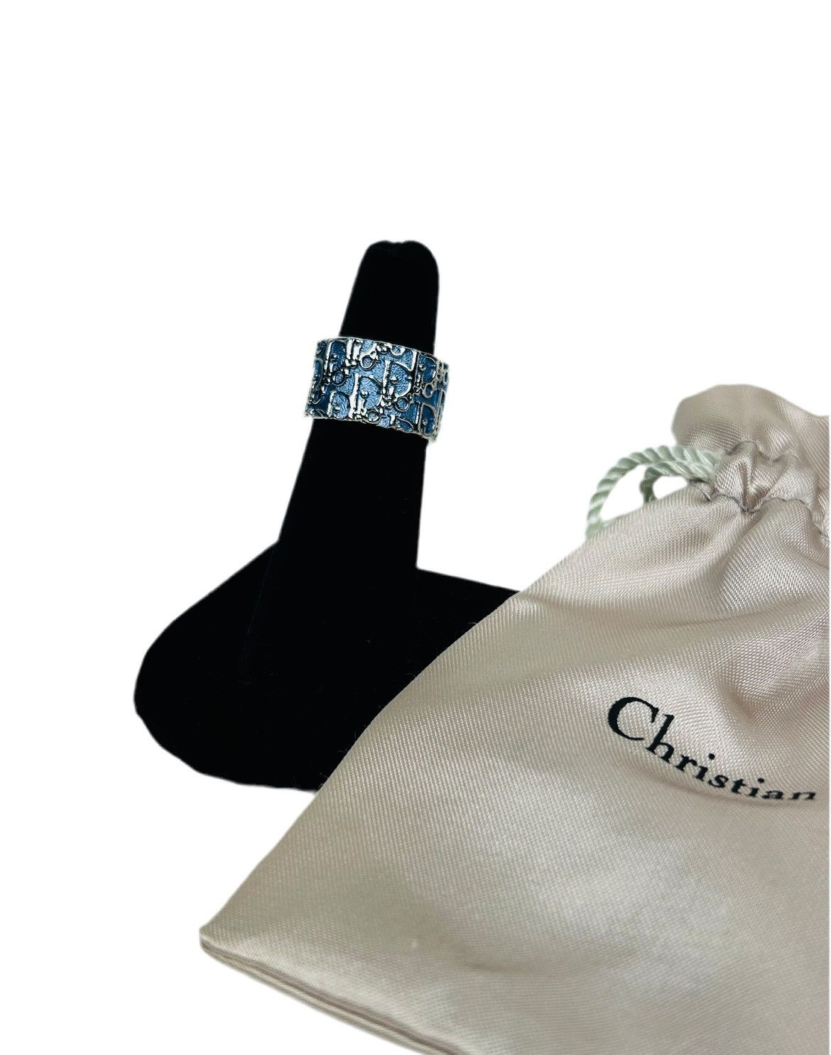 Dior Dior Blue Trotter 2 Ring Size 6 Size ONE SIZE - 2 Thumbnail