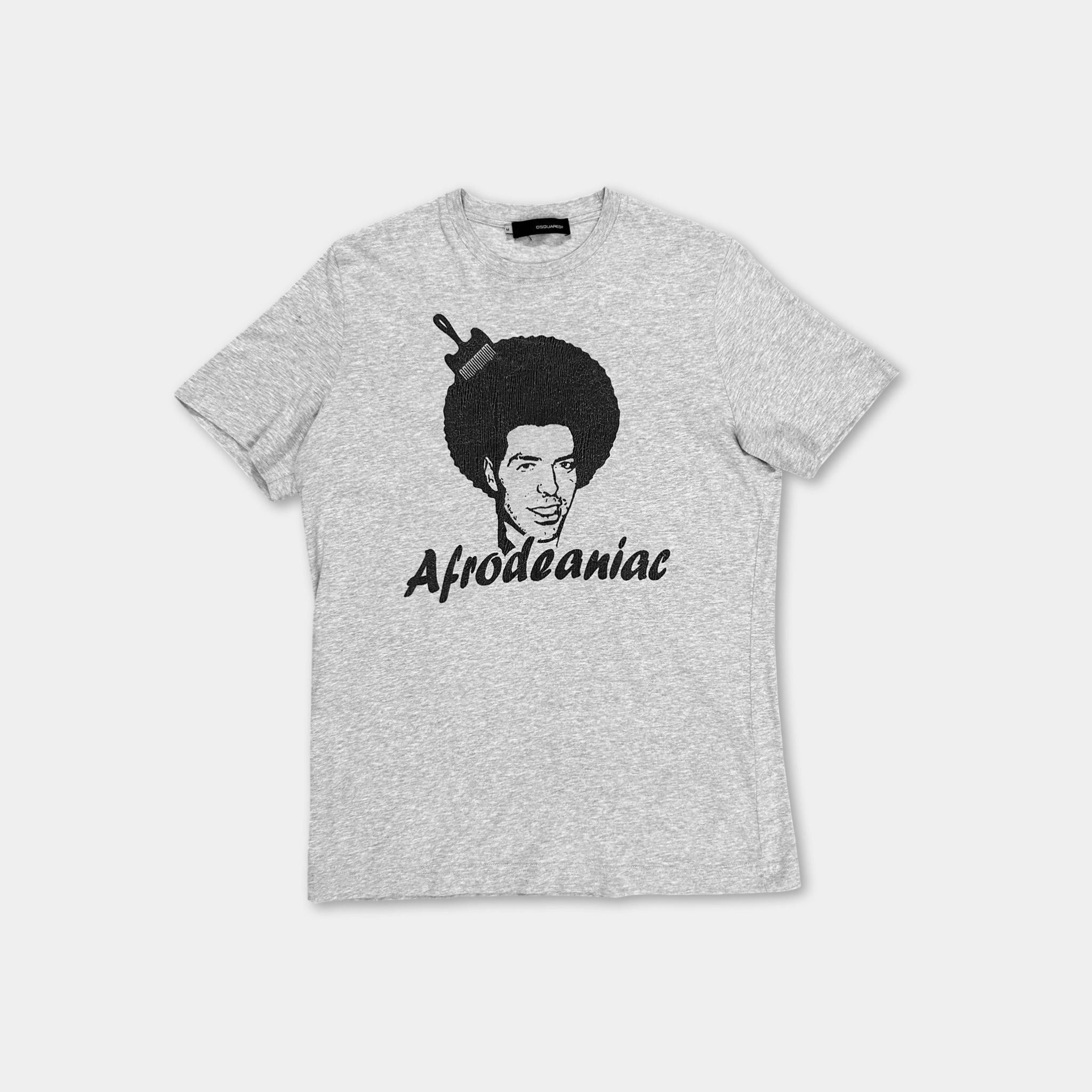 Dsquared2 Dsquared2 Afro Grey Graphic T-Shirt Size US M / EU 48-50 / 2 - 1 Thumbnail