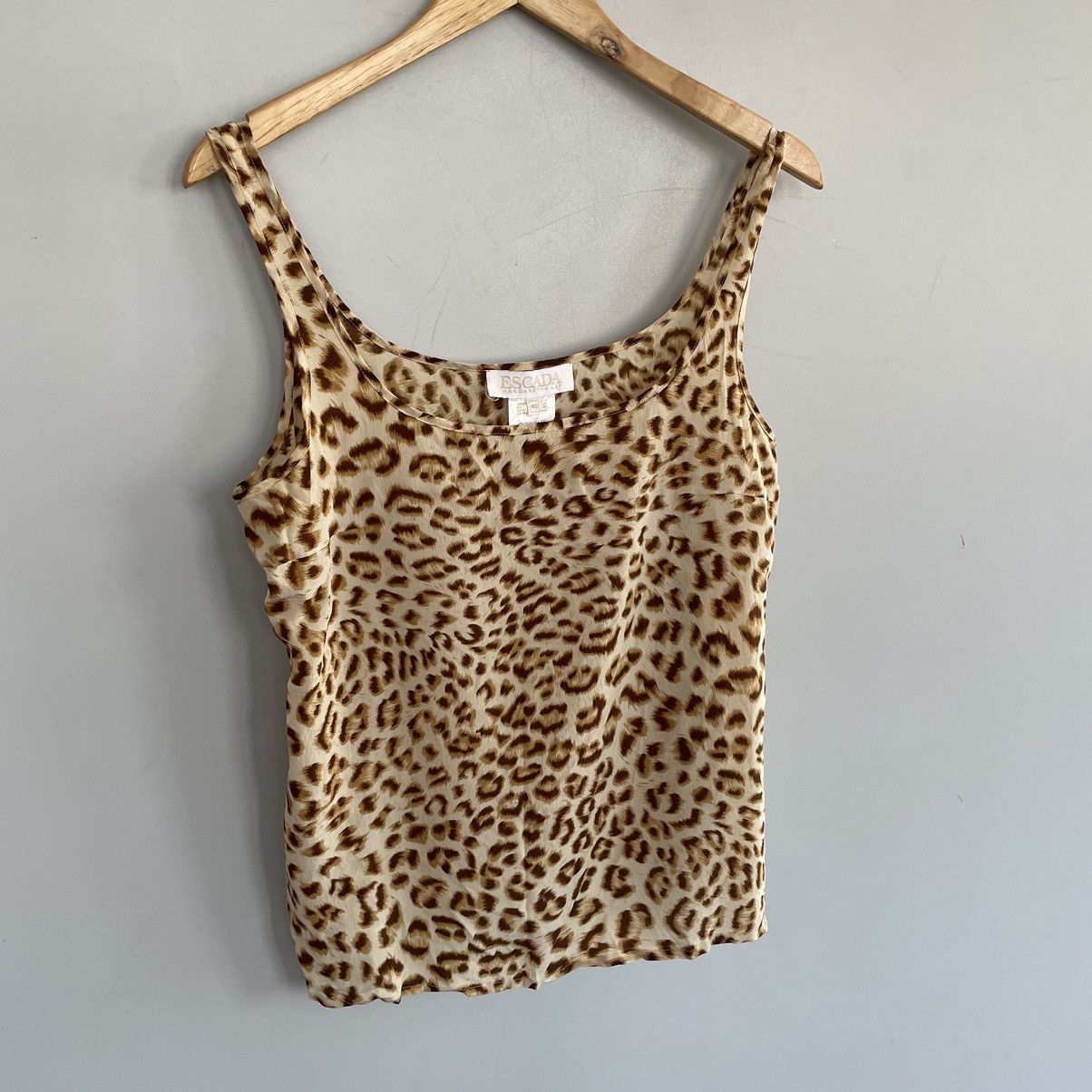 Escada × Vintage Vintage 90’s Escada Margaret Ley tank top leopard Size S / US 4 / IT 40 - 2 Thumbnail
