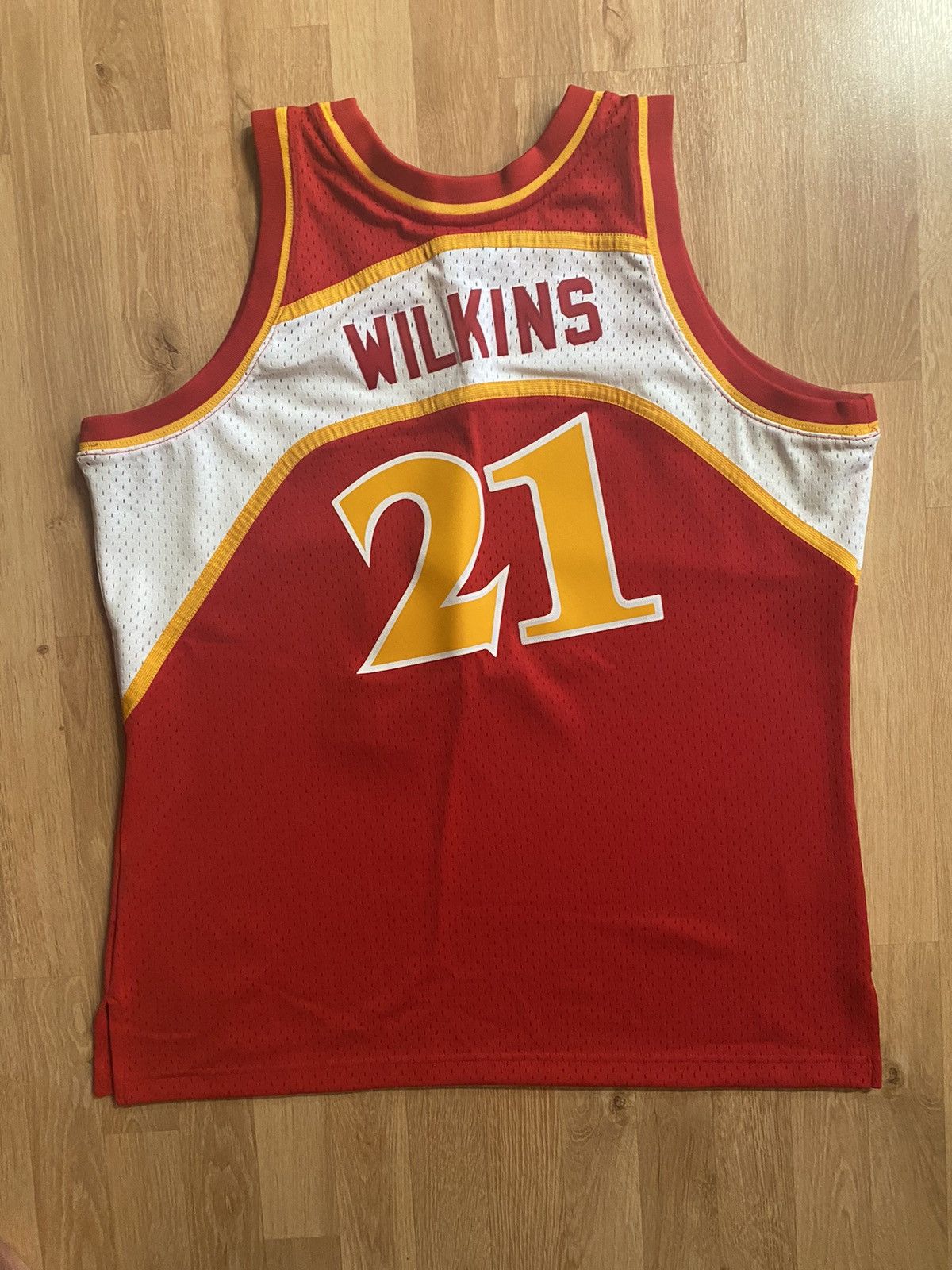 Mitchell & Ness Atlanta Hawks Dominique Wilkins Jersey! Size US XL / EU 56 / 4 - 3 Thumbnail