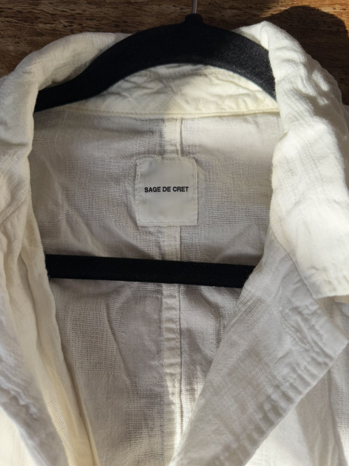 Japanese Brand × Sage De Cret Sage De Cret multi pocket short sleeve linen button shirt Size US XL / EU 56 / 4 - 4 Thumbnail