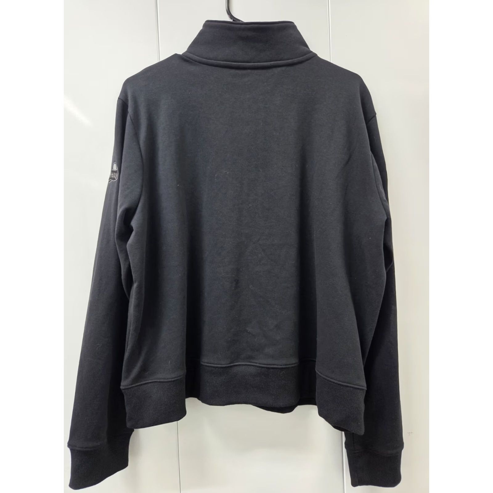 TravisMathew VINTAGE? No. Cleaned title: Travis Mathew Cloud Collection Womens 1/2 Zip Pullover Black 2XL L/S Golf Fleece Logo Embroidered Zip Sweatshirt Size XXL / US 16-18 / IT 52-54 - 2 Thumbnail