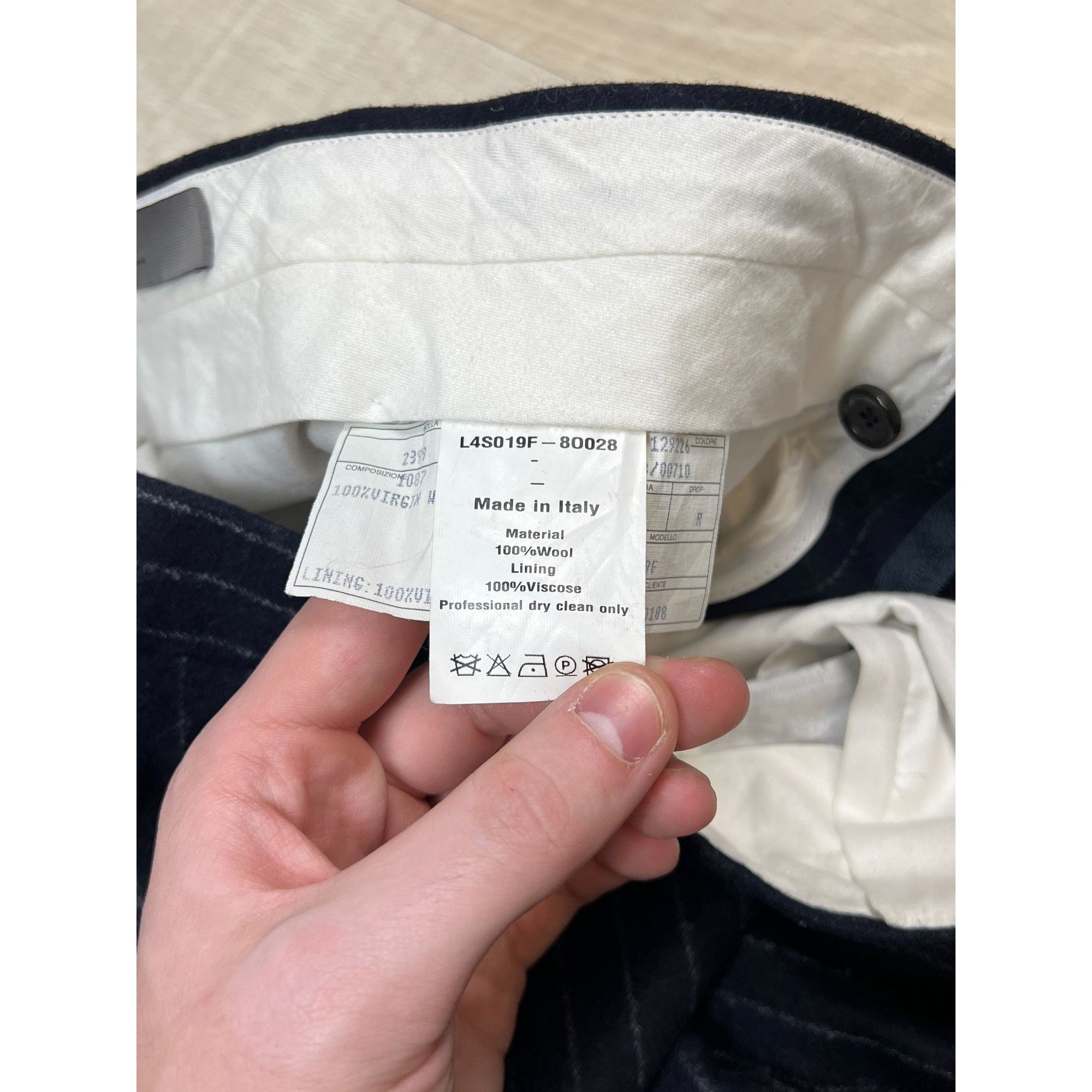 Bally NWOT Bally Wool Striped Cullottes Pants (Y0125) Size 26" / US 2 / IT 38 - 8 Thumbnail