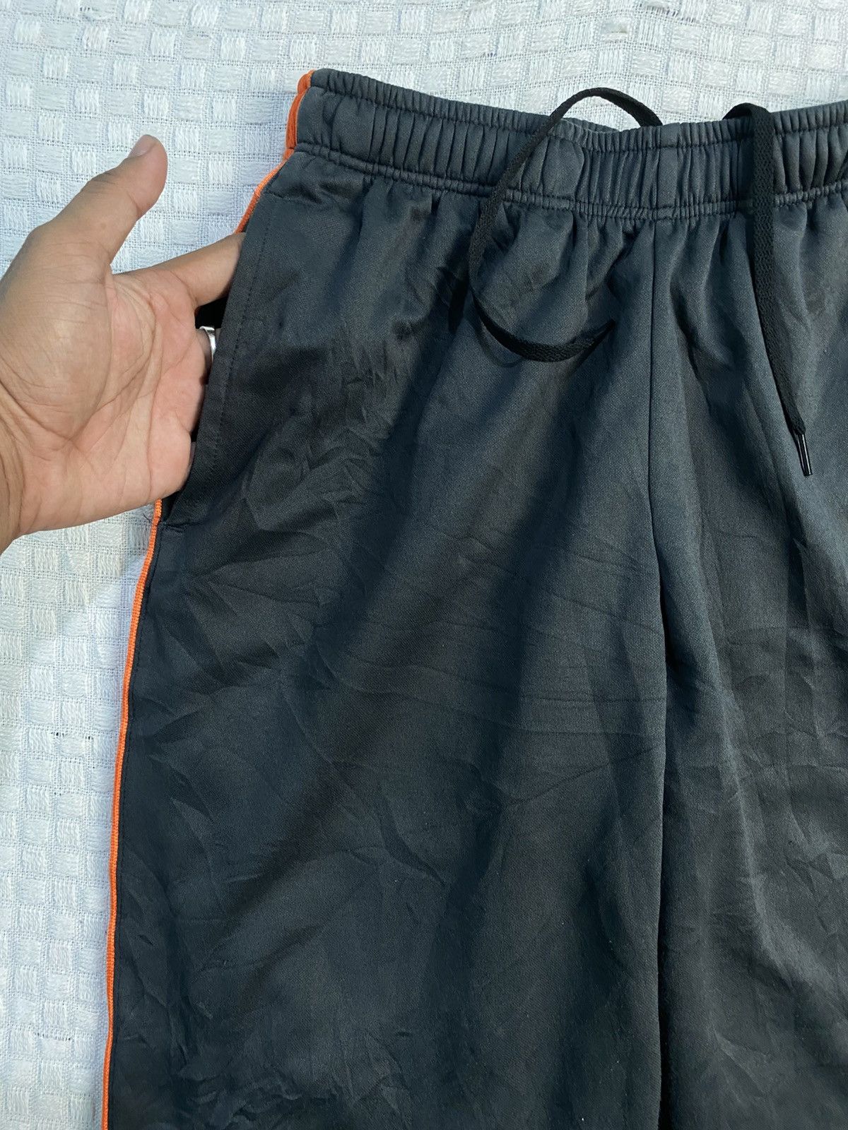Nike × atmos VINTAGE NIKE 90S BAGGY NYLON WIDE LEG SWOOSH TRACK PANTS Y2K Size US 32 / EU 48 - 3 Thumbnail