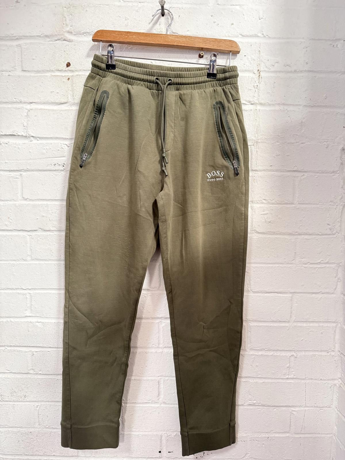 Hugo Boss Hugo Boss Men's Casual Jogger Pants in Olive Green Size US 32 / EU 48 - 1 Thumbnail