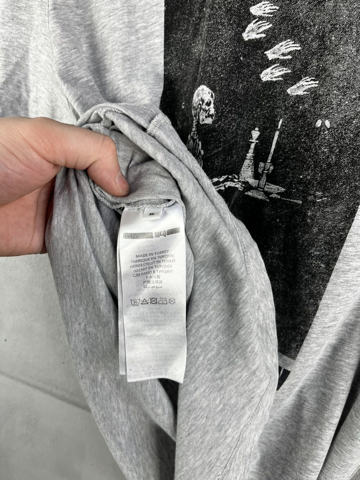 Alexander McQueen McQ skull t shirt fear nothing Size US XL / EU 56 / 4 - 6 Thumbnail
