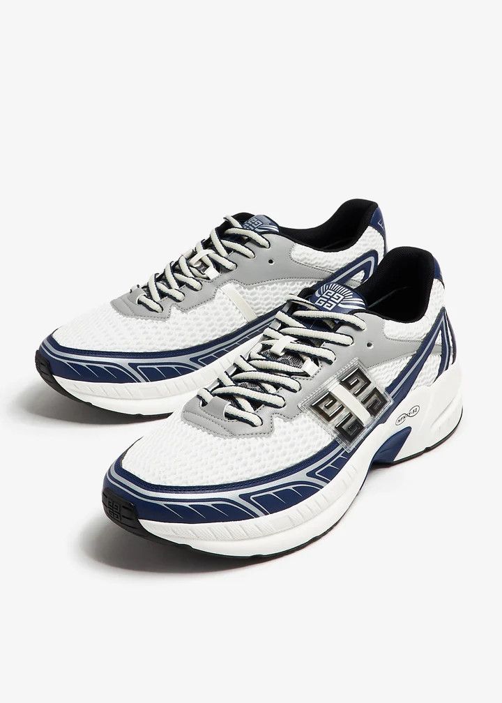 Givenchy o1lv12m1025 Nfnty-52 Low Top Runners in White Mesh Size US 10 / EU 43 - 3 Thumbnail