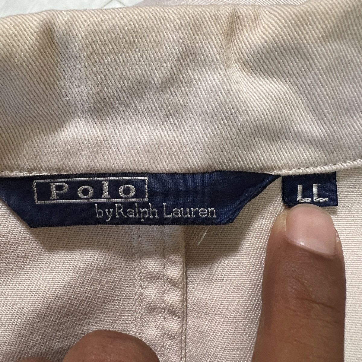 Polo Ralph Lauren Vintage Polo Ralph Lauren Khaki Blazer Jacket Size US L / EU 52-54 / 3 - 7 Thumbnail