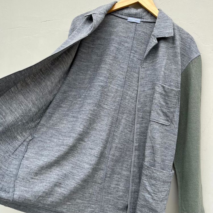 Comme des Garcons × Comme des Garcons Homme AD1997 Comme des Garcons Wool Zipper Shirt Size US L / EU 52-54 / 3 - 6 Thumbnail
