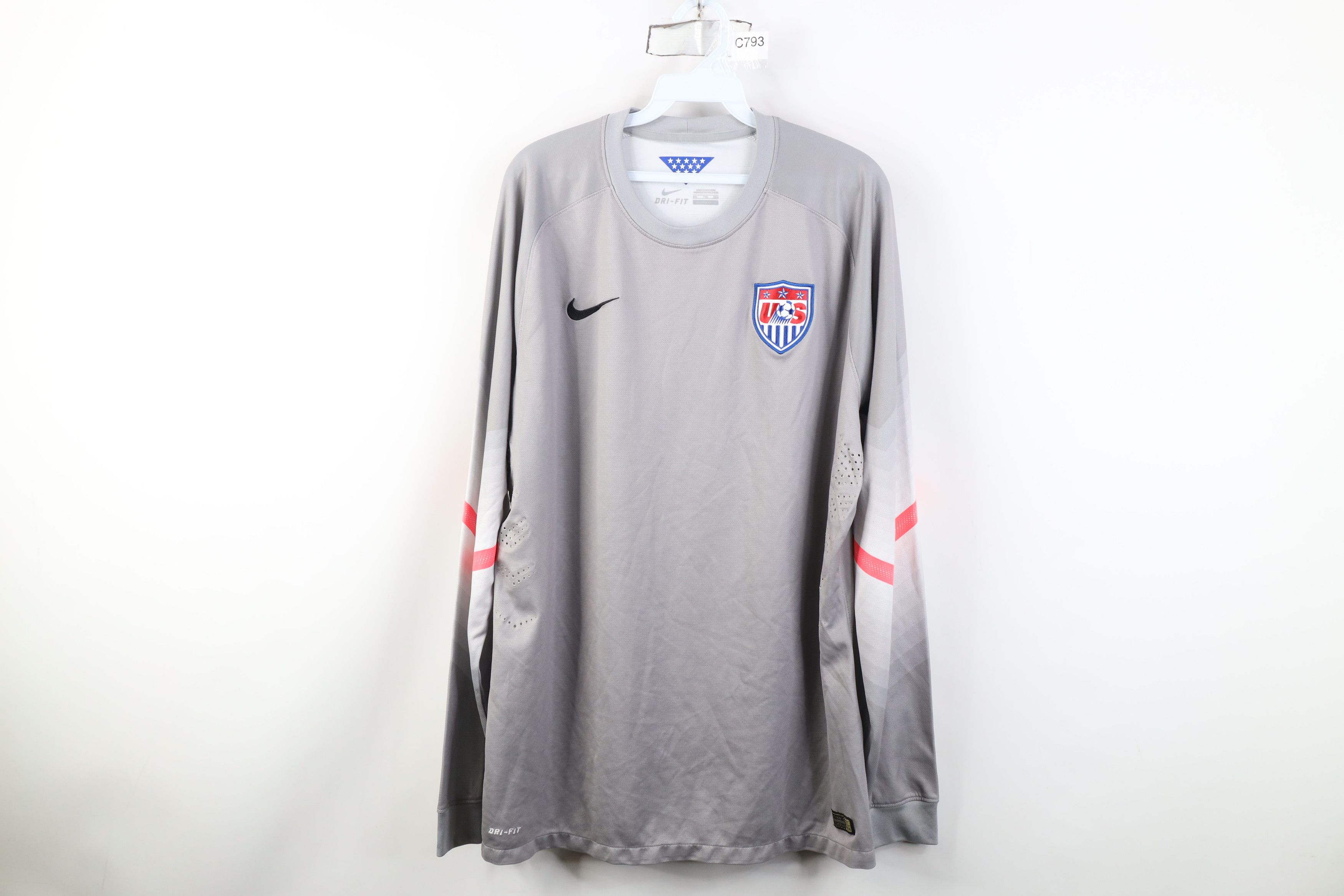 Nike Nike Player Issued USMNT Team World Cup Soccer Jersey Goalie Size US XXL / EU 58 / 5 - 1 Thumbnail