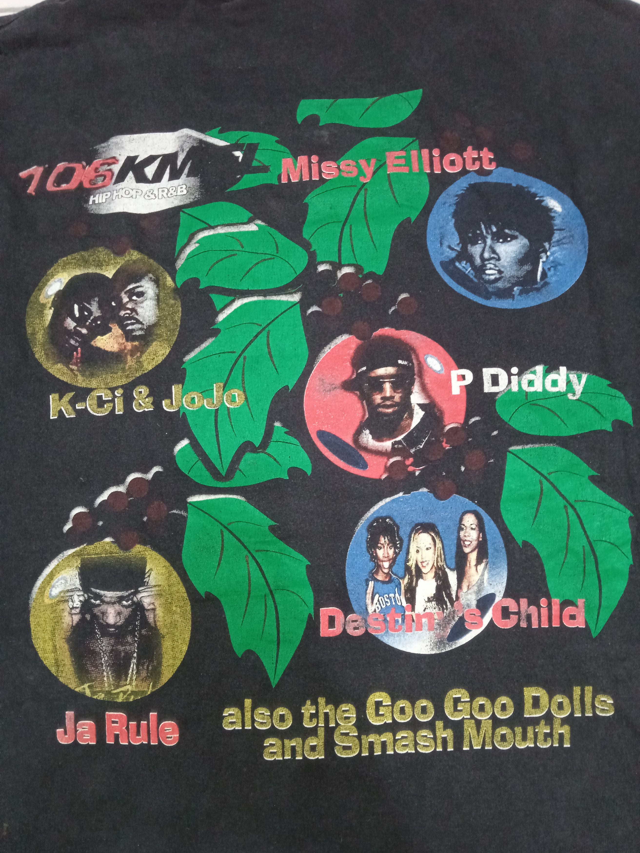 Rap Tees Vintage Jingle Bell 2002 Ja Rule Missy Elliott T Shirt Size US XL / EU 56 / 4 - 5 Thumbnail