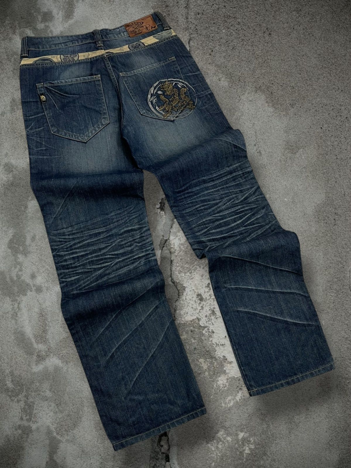 Tornado Mart Vintage Og Japan Designer Osaka Train Tribal Tradition Denim Size US 30 / EU 46 - 10 Thumbnail