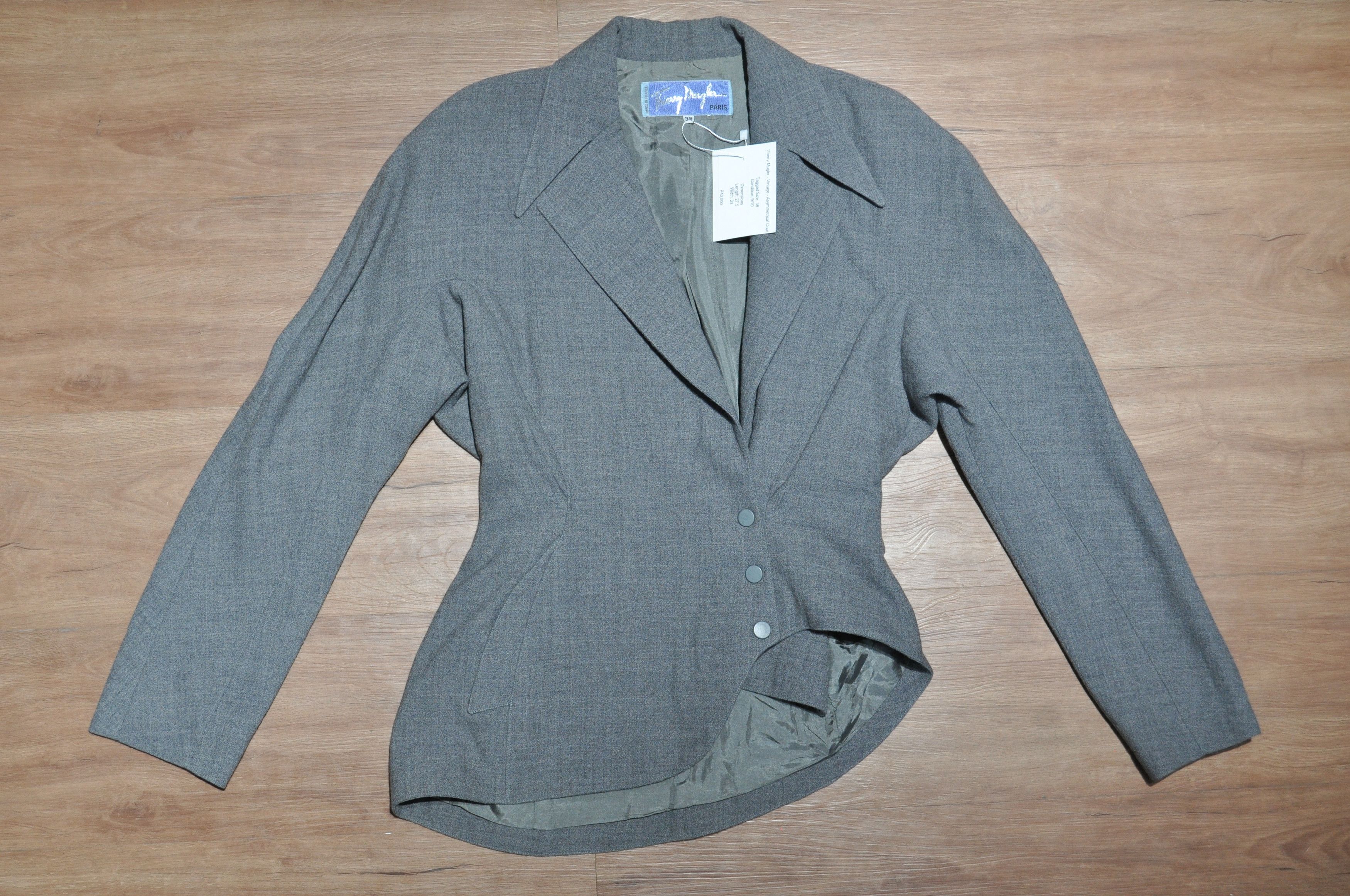 ジャケット・アウター Thierry Mugler asymmetry belted jacket Thierry Mugler asymmetry belted jacket（Thierry Mugler