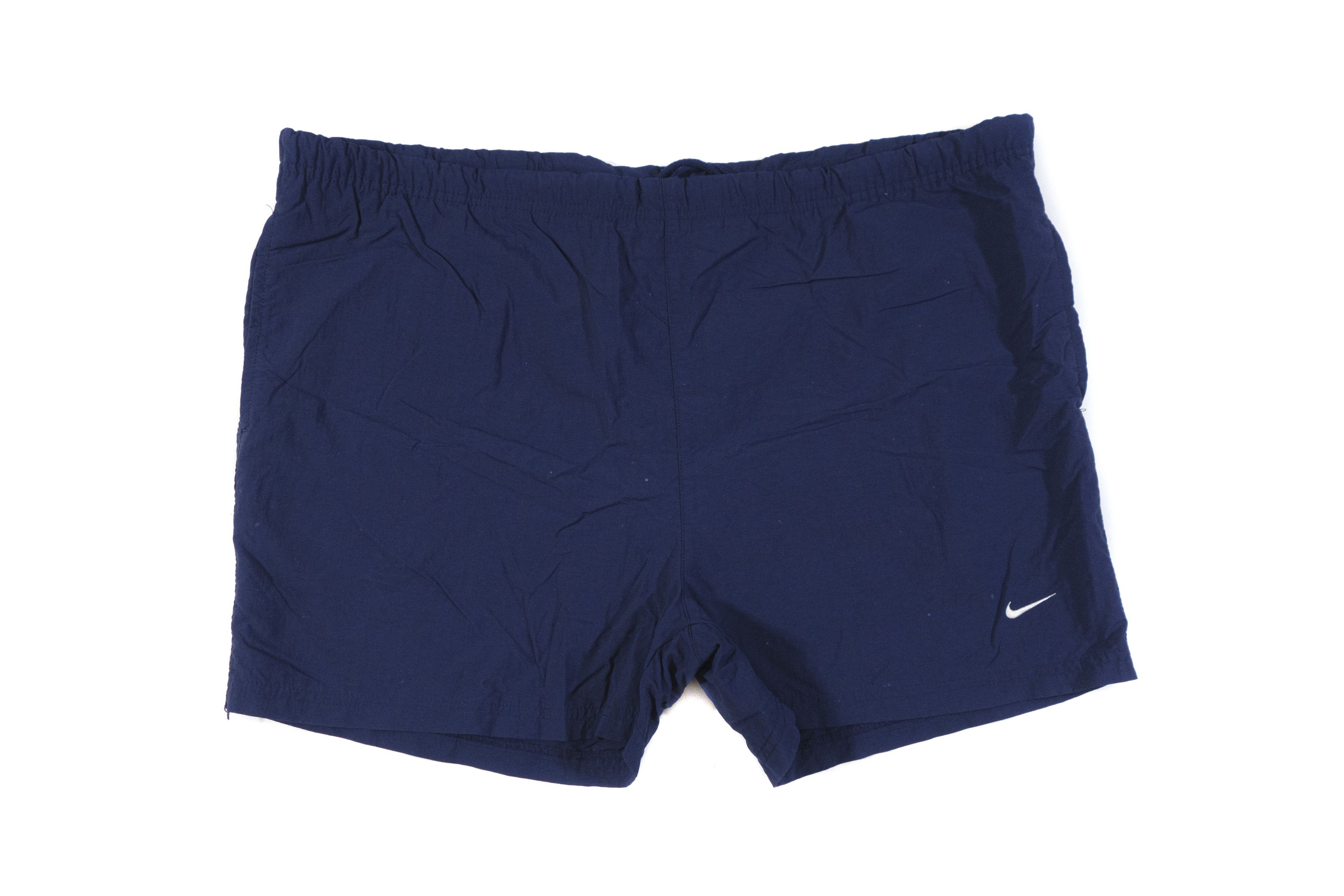 Nike 90S Swoosh Nylon Swim Shorts Size US 34 / EU 50 - 1 Thumbnail