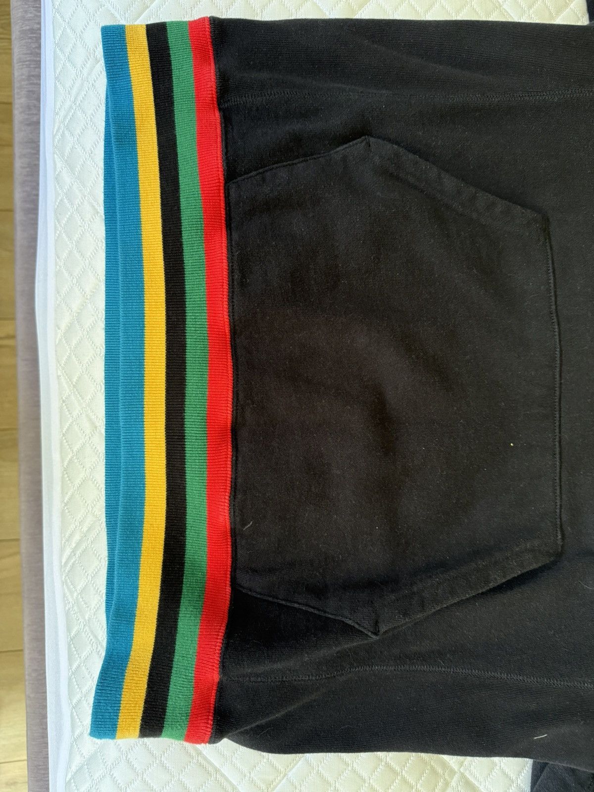 Bape World Gone Mad Black Bape Hoodie with Multi Colour Trim Size US M / EU 48-50 / 2 - 10 Thumbnail