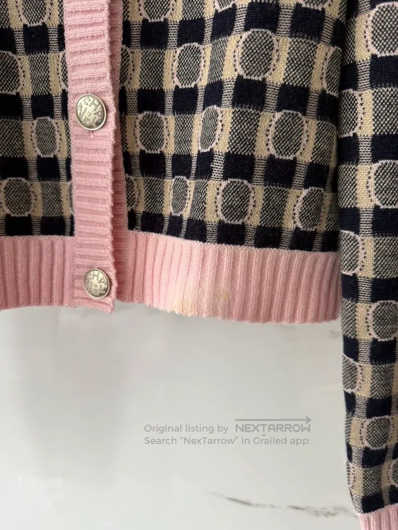 Chanel Chanel Cheid Back Letter Logo Coco Cardigan coat Size M / US 6-8 / IT 42-44 - 6 Thumbnail
