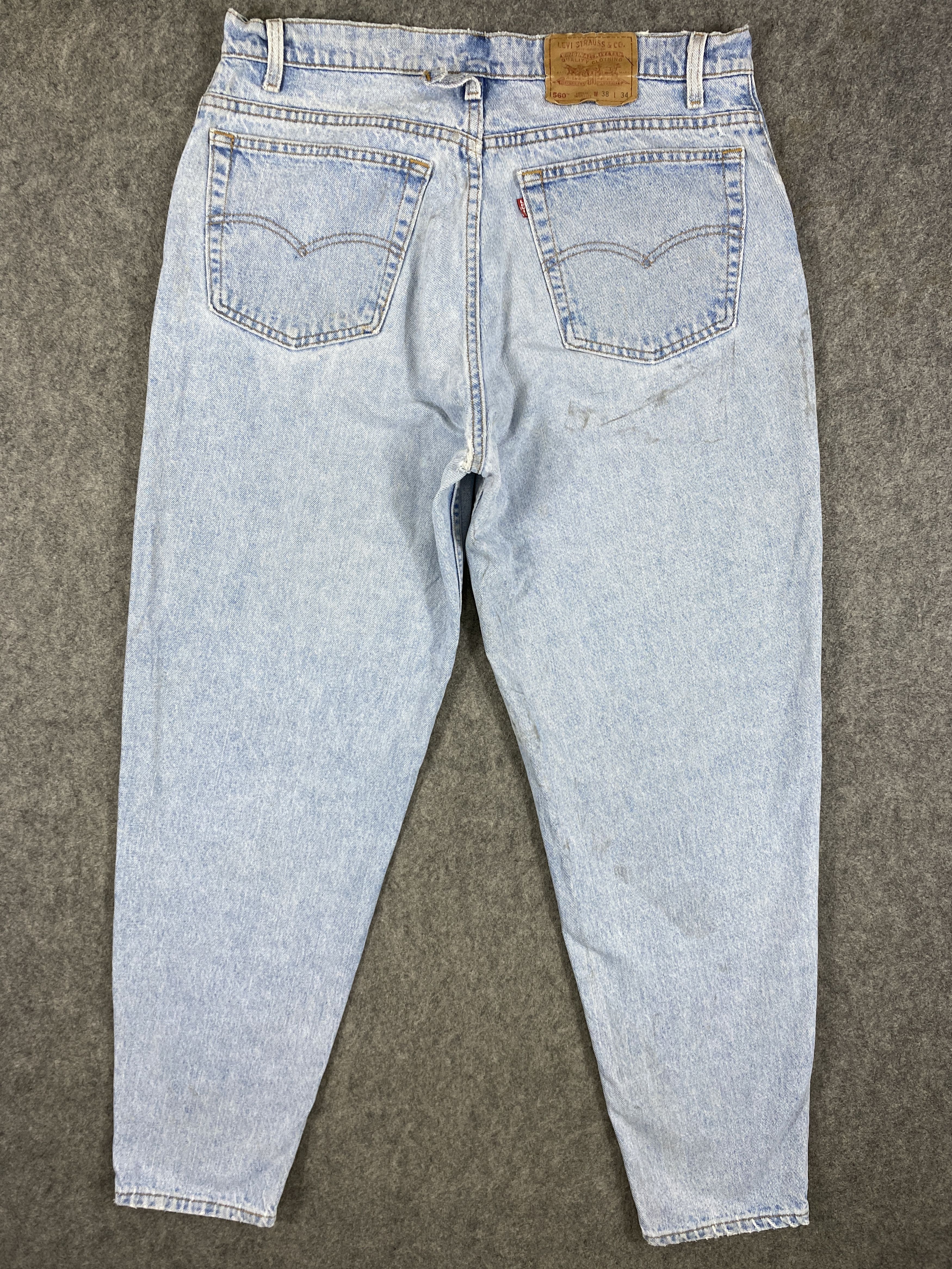 Japanese Brand Light Blue Wash Vintage Levi's 560 36x33 Denim -JN2383 Size US 36 / EU 52 - 2 Thumbnail