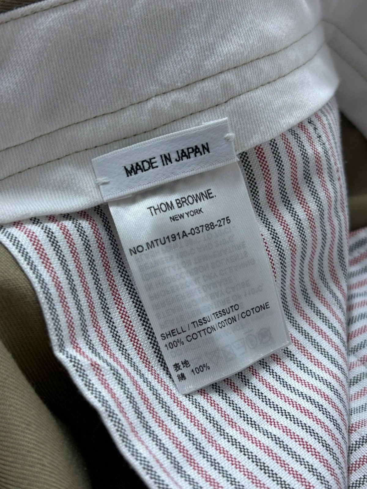 Thom Browne Thom Browne Cotton Chino Short Made in Japan Size US 38 / EU 54 - 3 Thumbnail