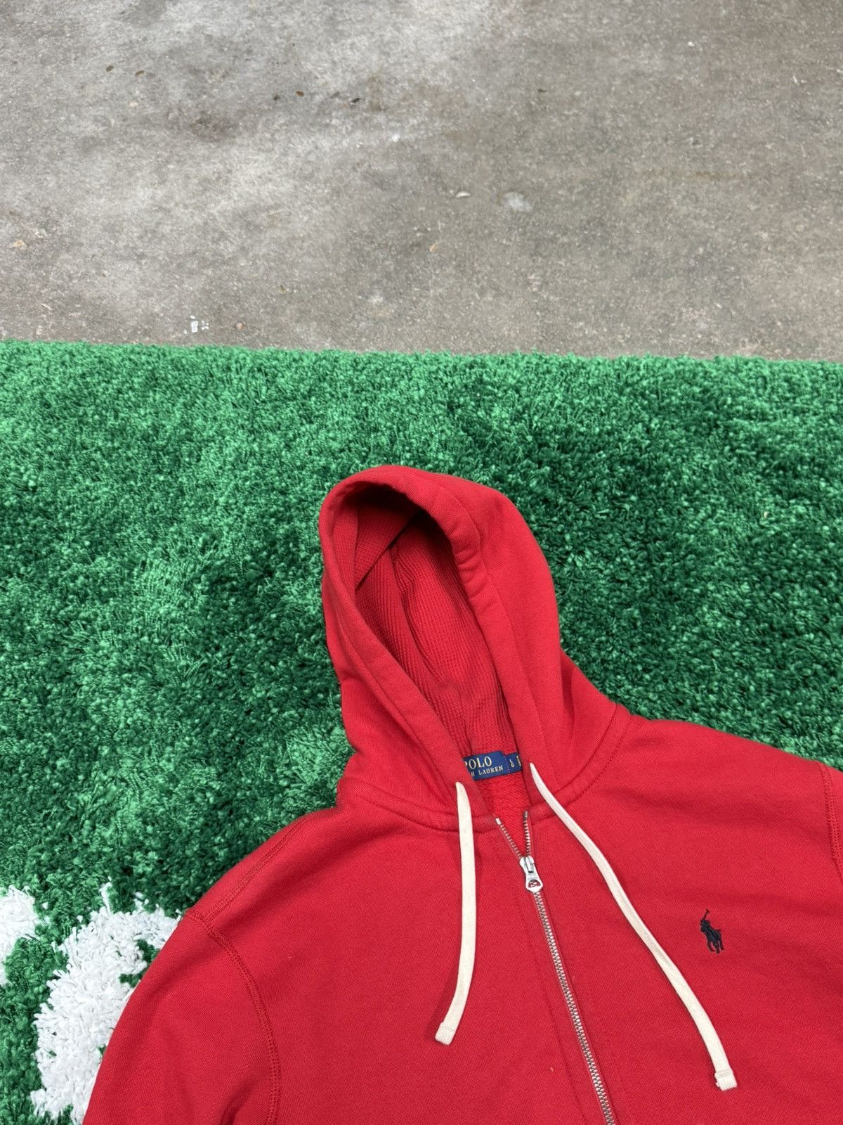 Polo Ralph Lauren Polo Ralph Lauren Big Drawstring Red Hoodie Large PRL Size US L / EU 52-54 / 3 - 2 Thumbnail