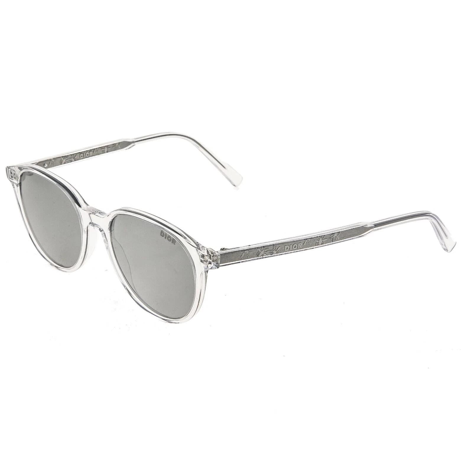 Christian Dior Monsieur CHRISTIAN DIOR IN R1I Silver Round Sunglass DM40105I INDIOR Size ONE SIZE - 4 Thumbnail