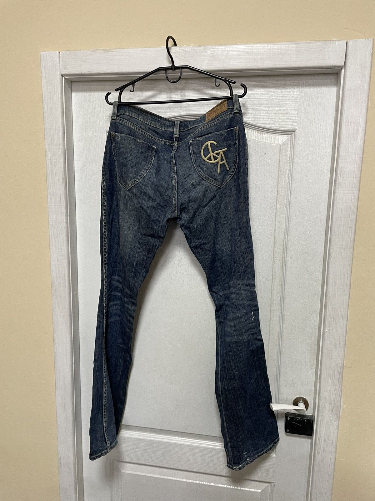 Japanese Brand × Vintage Vintage Ed Hardy by Christian Audigier Japanese Dragon Jeans Size US 31 - 1 Thumbnail