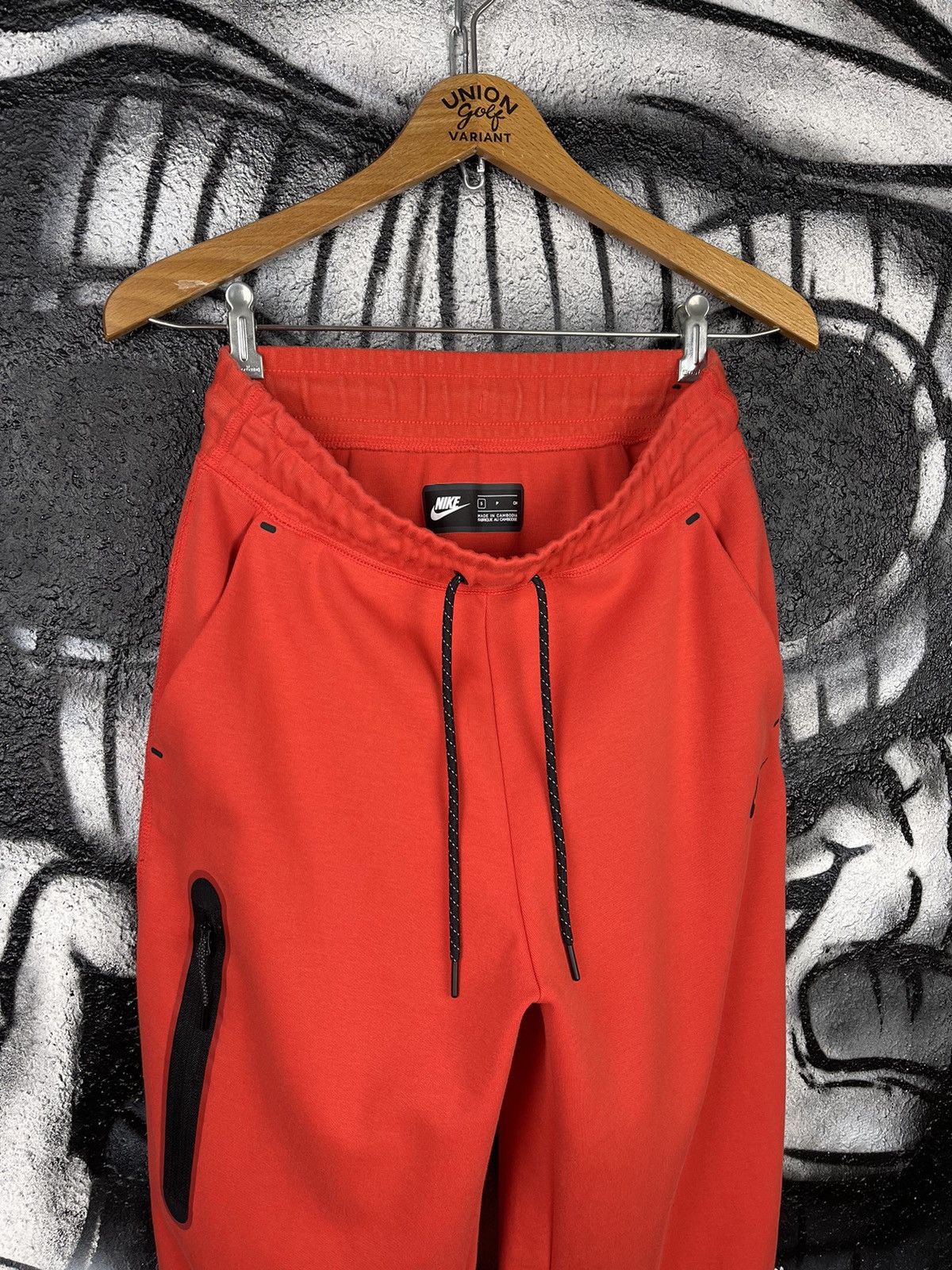 Nike Nike Tech Fleece Orange Jogger Pants Size Small Size US 30 / EU 46 - 4 Thumbnail
