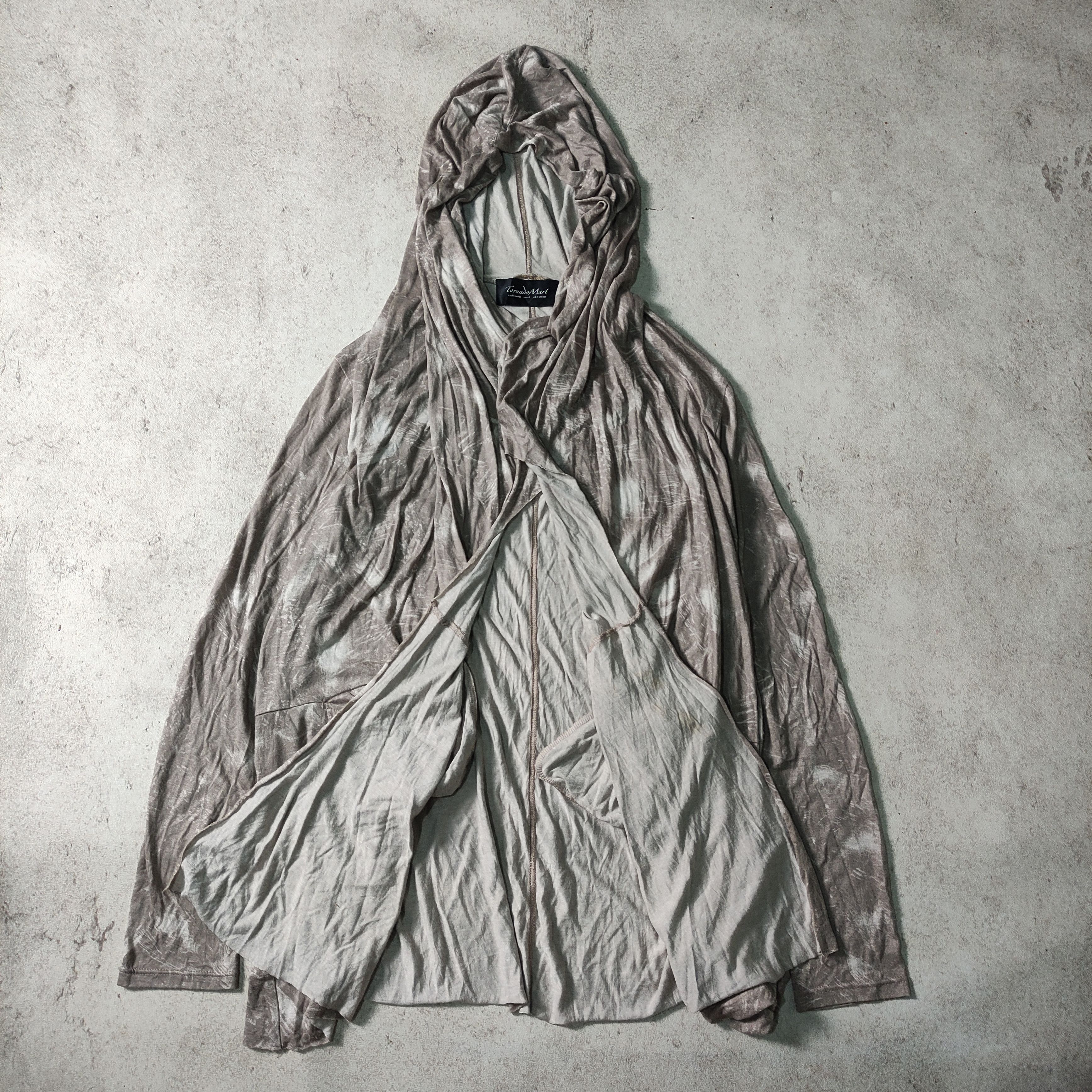 Tornado Mart Tornado Mart Japan Drape Cardigan Style L.G.B Avant Garde Size US L / EU 52-54 / 3 - 2 Thumbnail